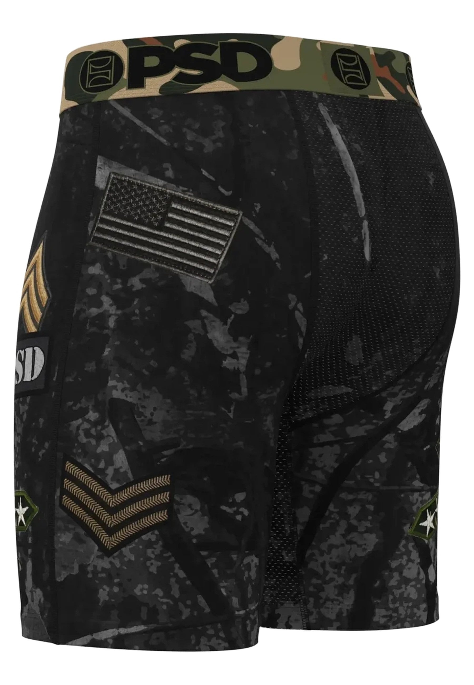 BOXER PSD NEGRO CAMUFLAJE WF PSD ARMY STANDARD LENGHT TRUNK