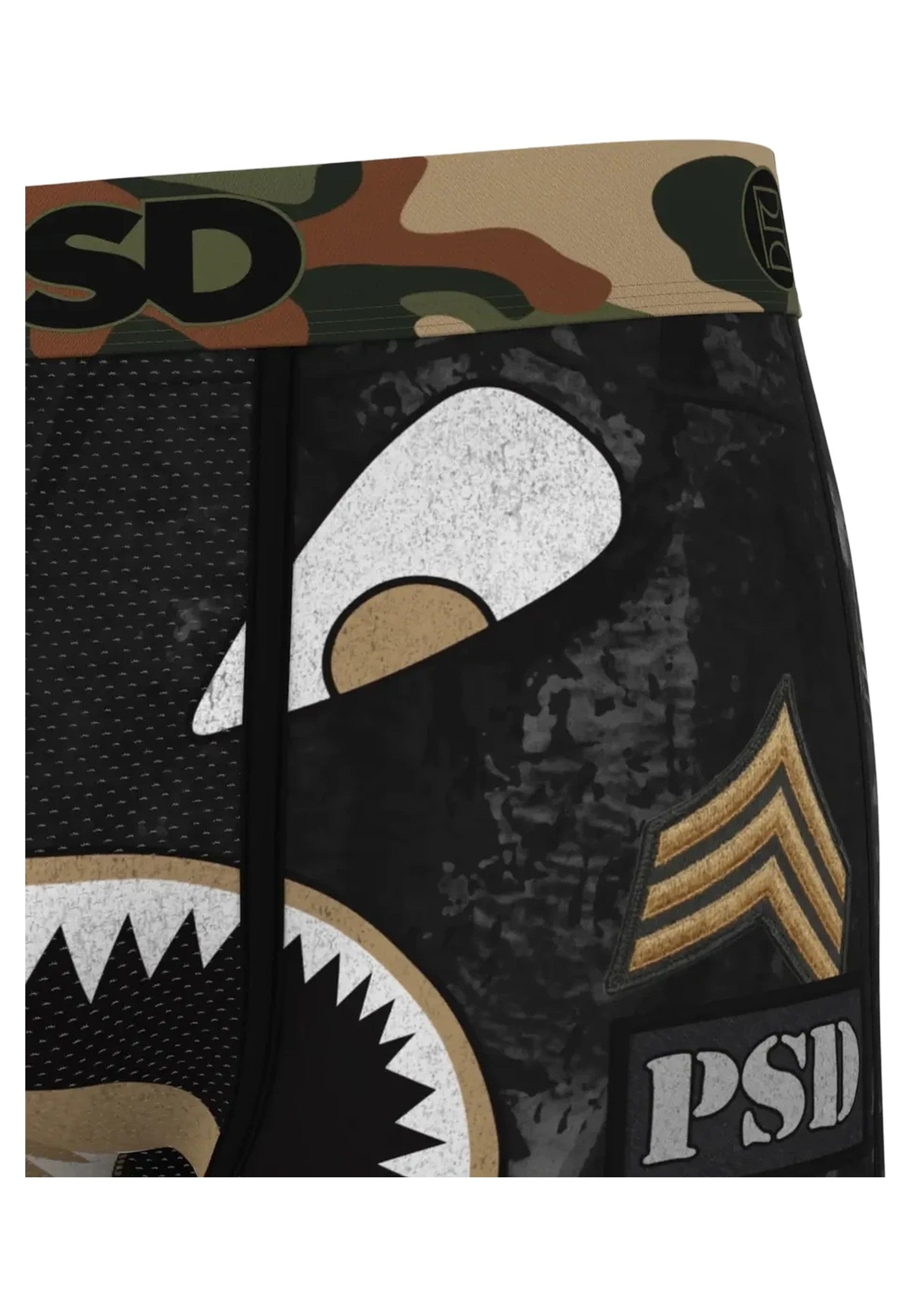 BOXER PSD NEGRO CAMUFLAJE WF PSD ARMY STANDARD LENGHT TRUNK