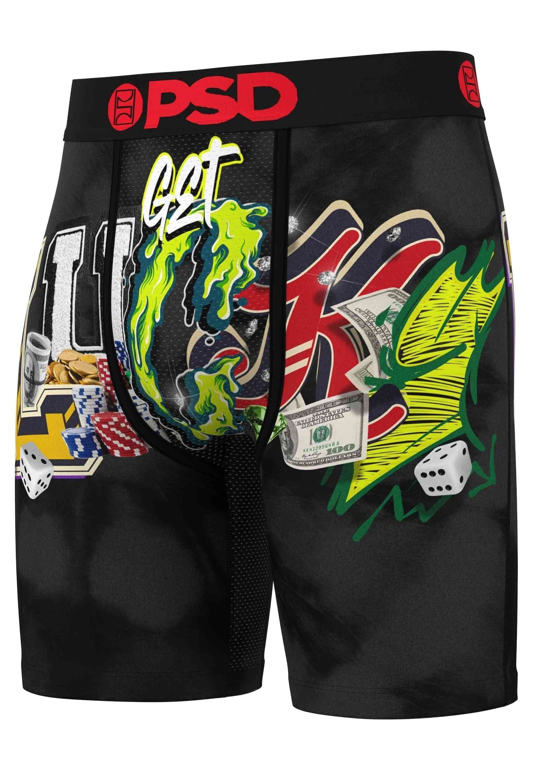 BOXER PSD NEGRO GRAFITTY GET LUCKY CORE FIT LENGHT