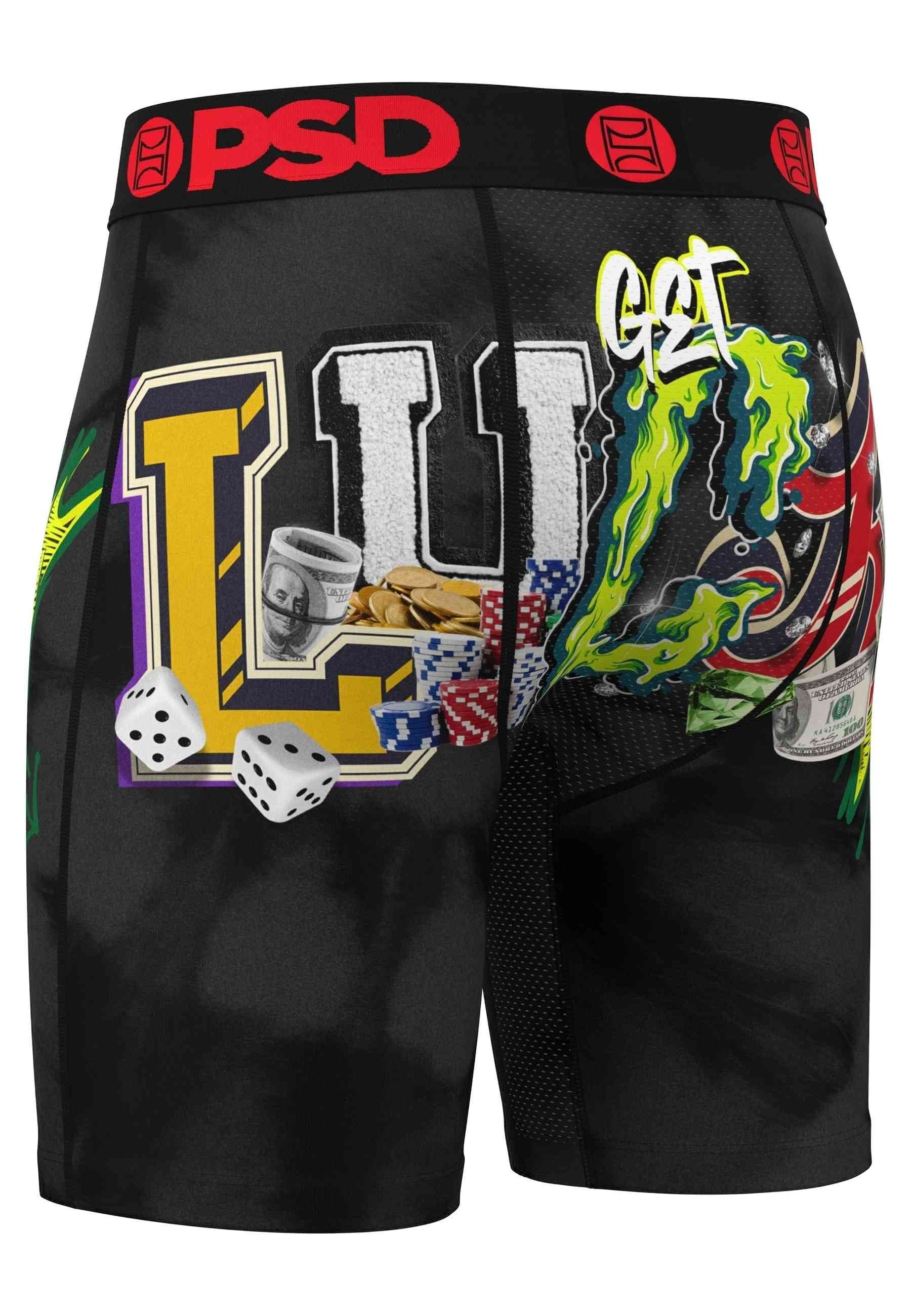 BOXER PSD NEGRO GRAFITTY GET LUCKY CORE FIT LENGHT