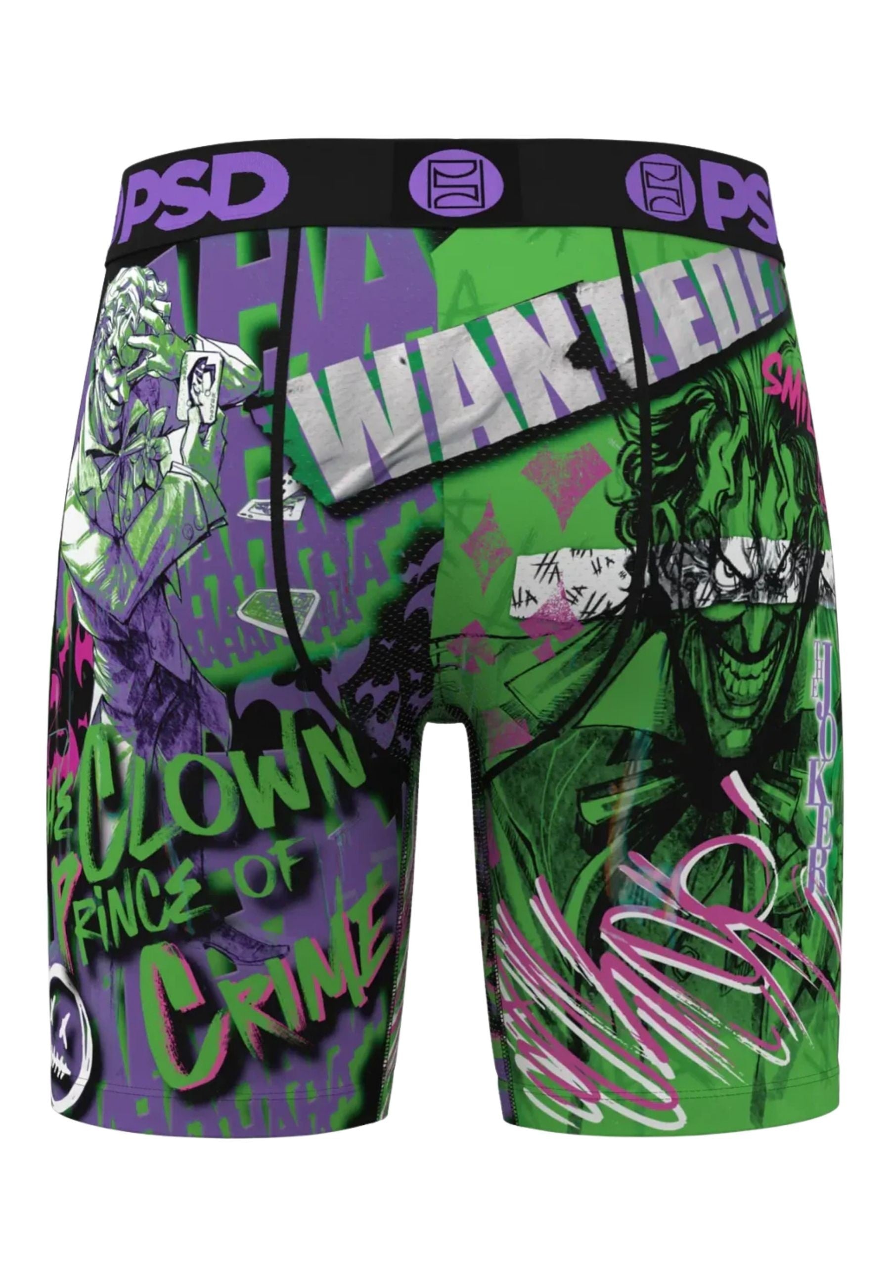 BOXER PSD NEGRO JOKER WANTED STANDARD LENGHT BRIEF
