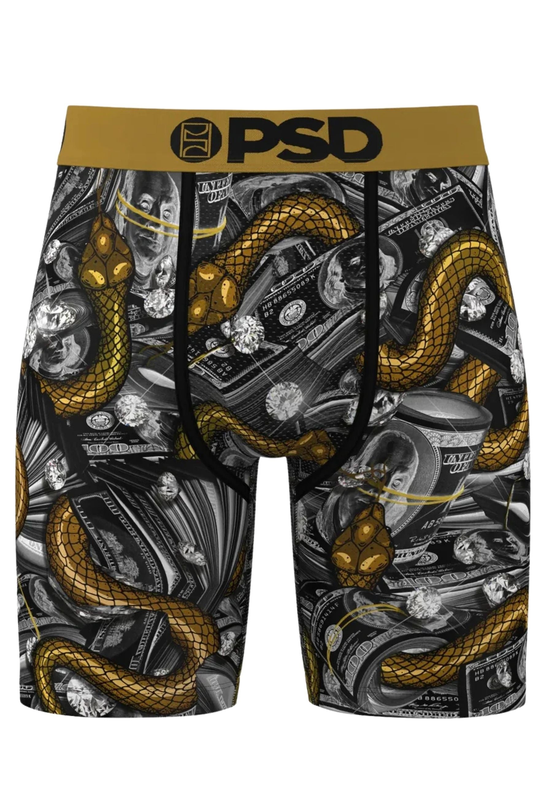 BOXER PSD NEGRO MAMBA MONEY STARDARD LENGHT BRIEF