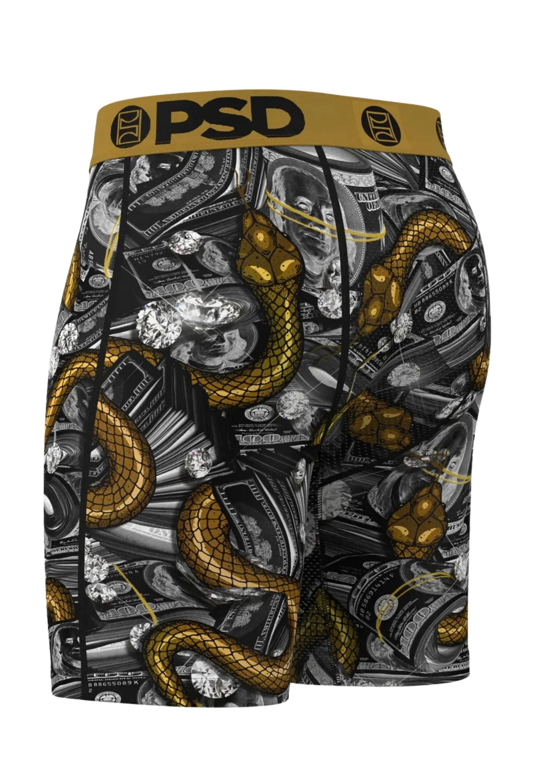 BOXER PSD NEGRO MAMBA MONEY STARDARD LENGHT BRIEF