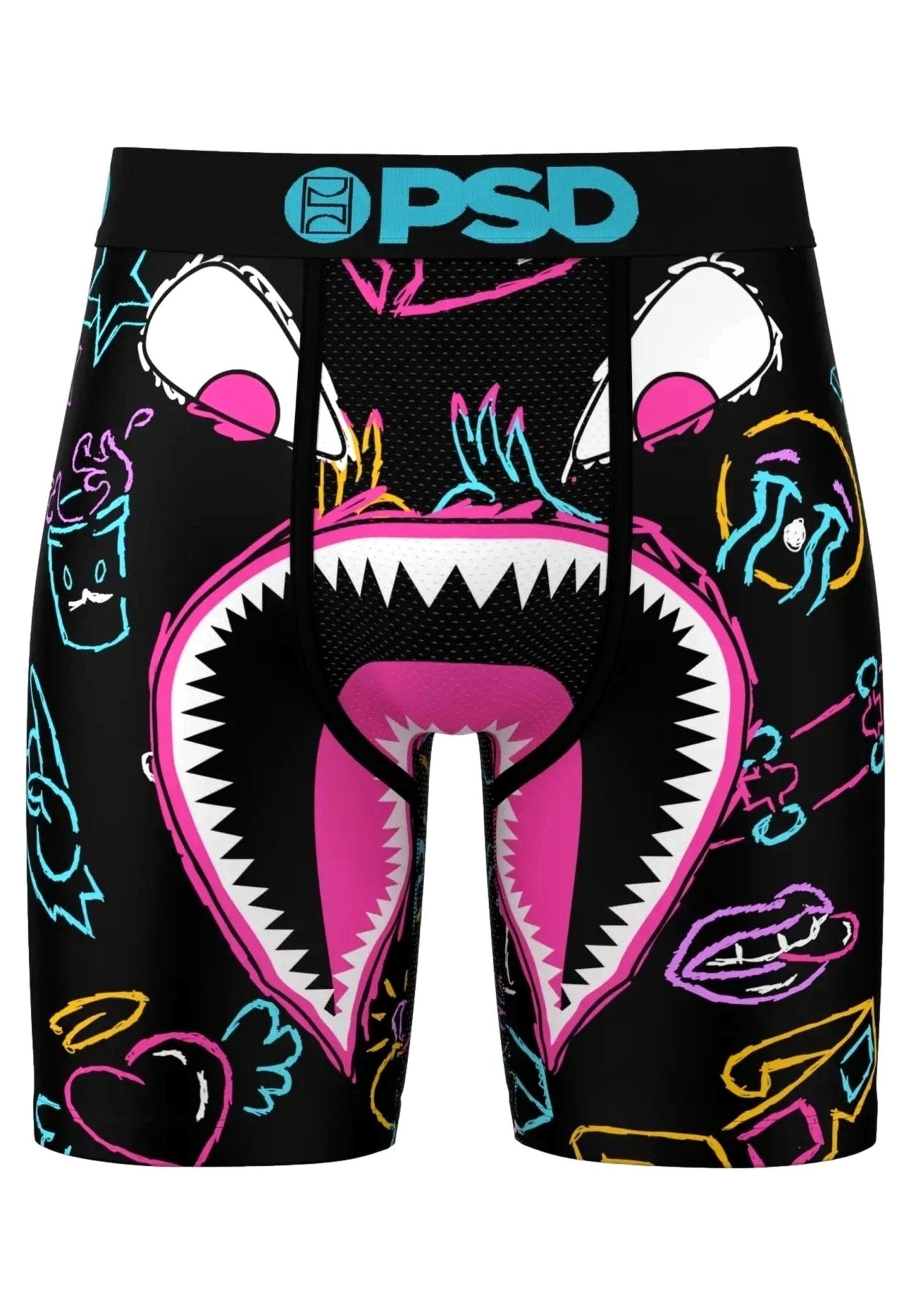 BOXER PSD NEGRO NEON SCRIBE CORE FIT LENGHT - AREA ZERO