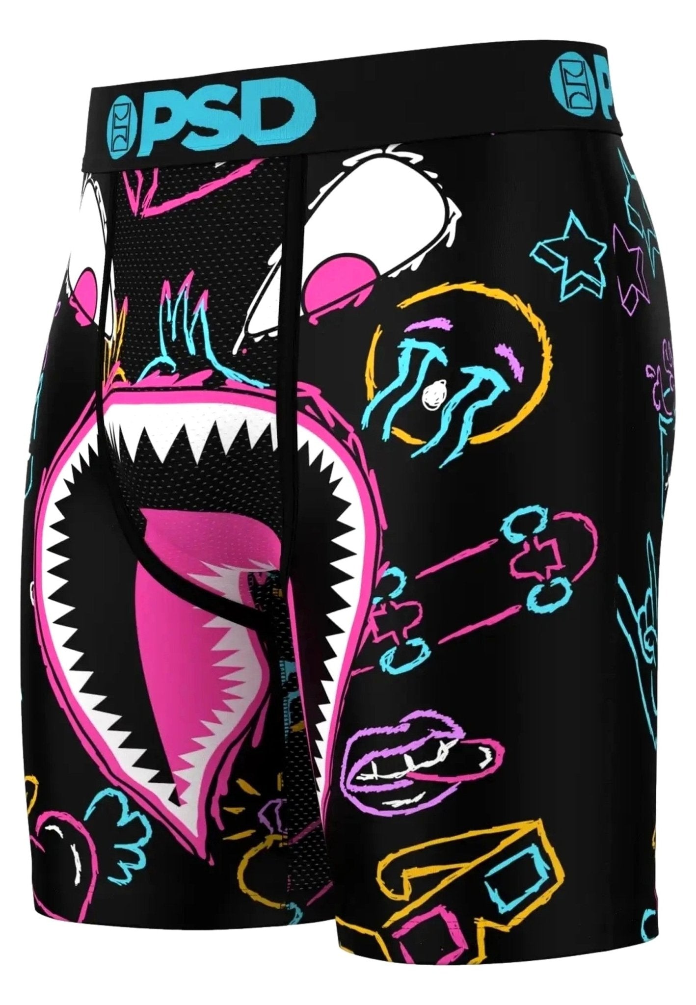 BOXER PSD NEGRO NEON SCRIBE CORE FIT LENGHT - AREA ZERO