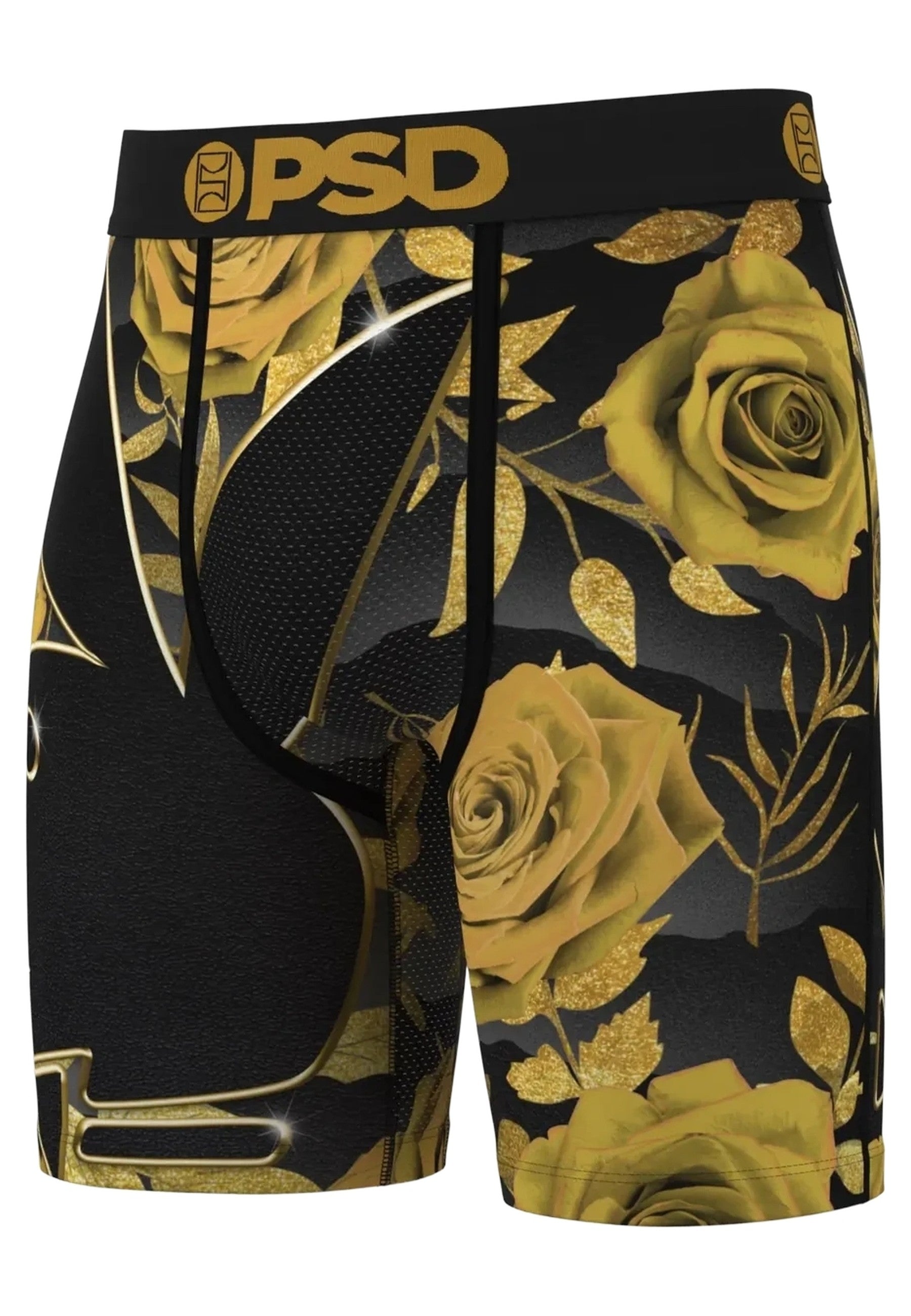BOXER PSD NEGRO PLAYBOY GOLD PETALS STANDARD LENGHT TRUNK