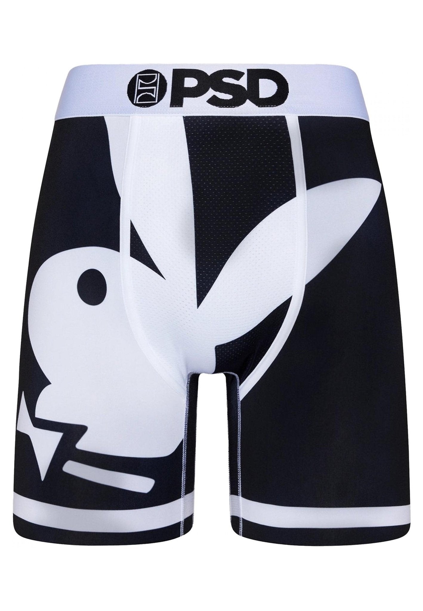 BOXER PSD NEGRO PLAYBOY LOGO BIG BUNNY CORE FIT LENGHT - AREA ZERO