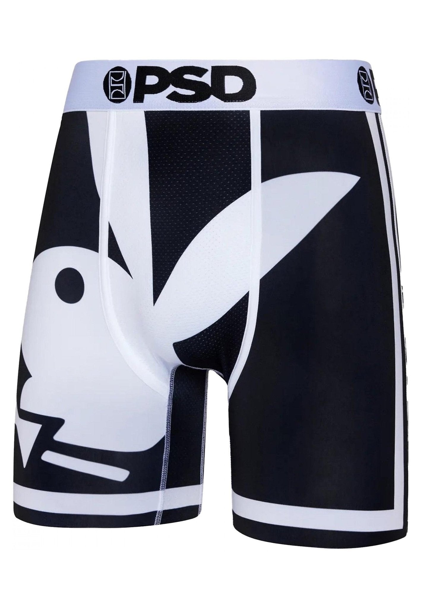 BOXER PSD NEGRO PLAYBOY LOGO BIG BUNNY CORE FIT LENGHT - AREA ZERO
