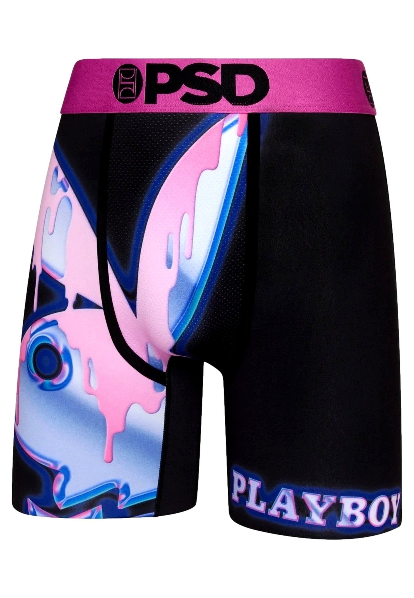 BOXER PSD NEGRO PLAYBOY LOGO CHROMED DRIP CORE FIT LENGHT - AREA ZERO
