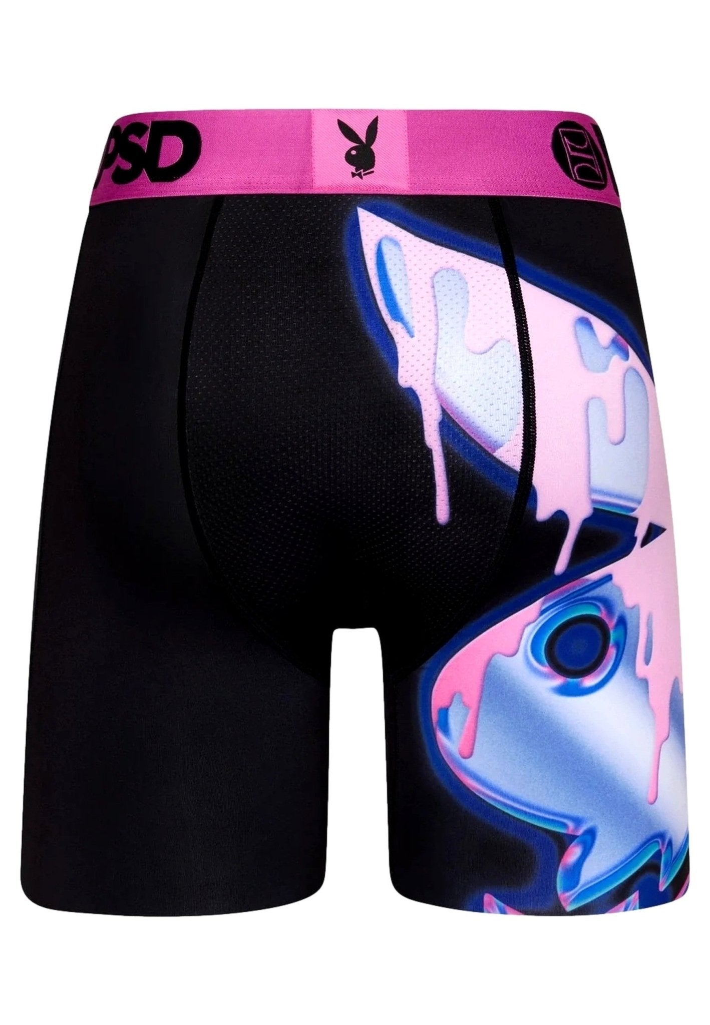 BOXER PSD NEGRO PLAYBOY LOGO CHROMED DRIP CORE FIT LENGHT - AREA ZERO
