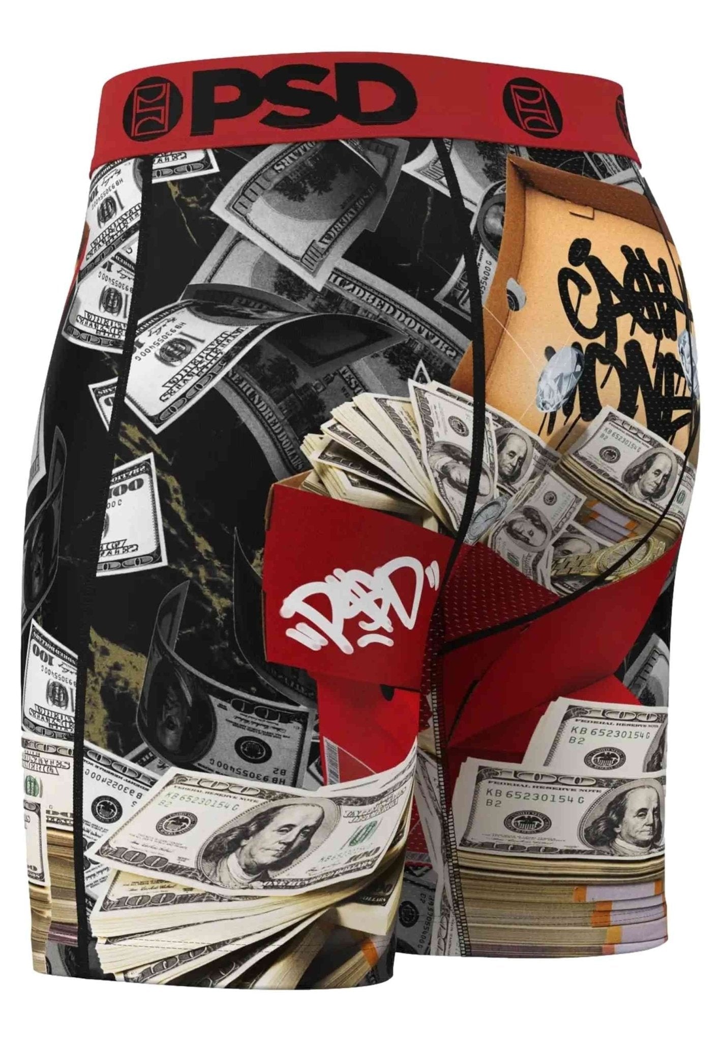BOXER PSD ROJO BILLETES STASH BOX CORE FIT LENGHT - AREA ZERO