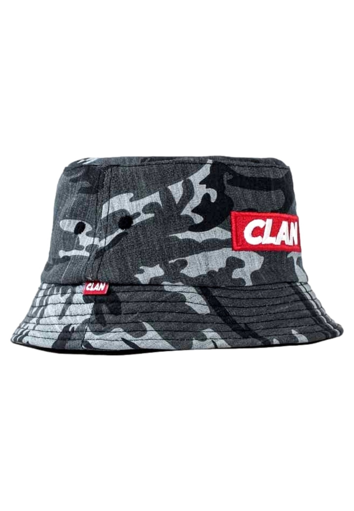 BUCKET CLAN GRIS CAMUFLAJE - AREA ZERO