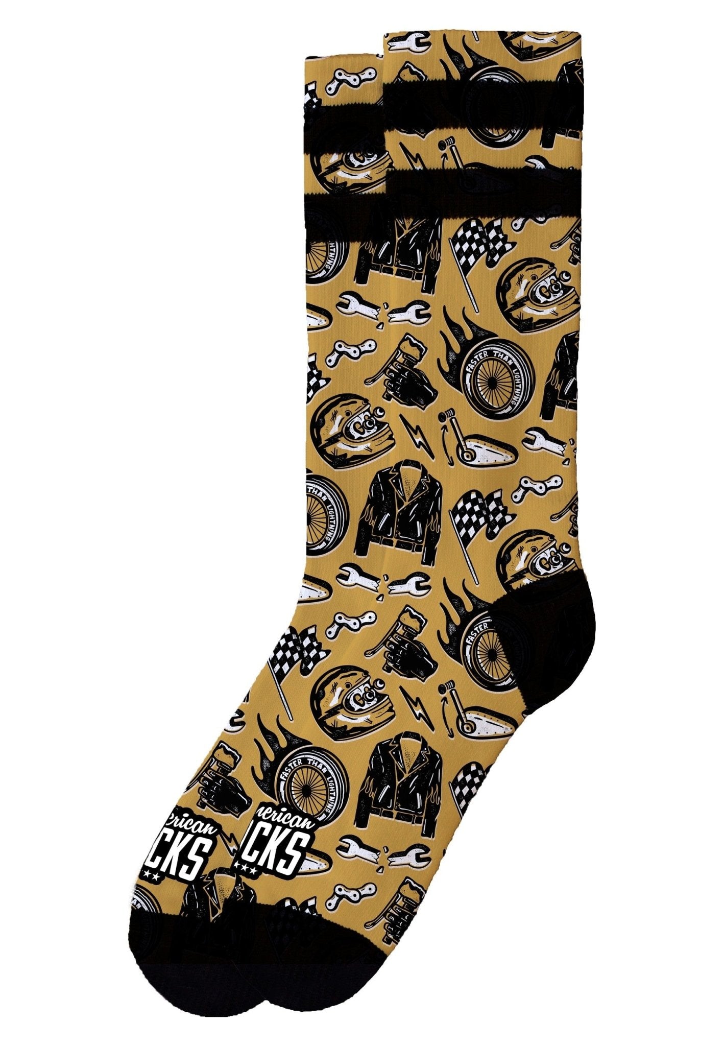 CALCETINES AMERICAN SOCKS CAFE RACER MID HIGH - AREA ZERO