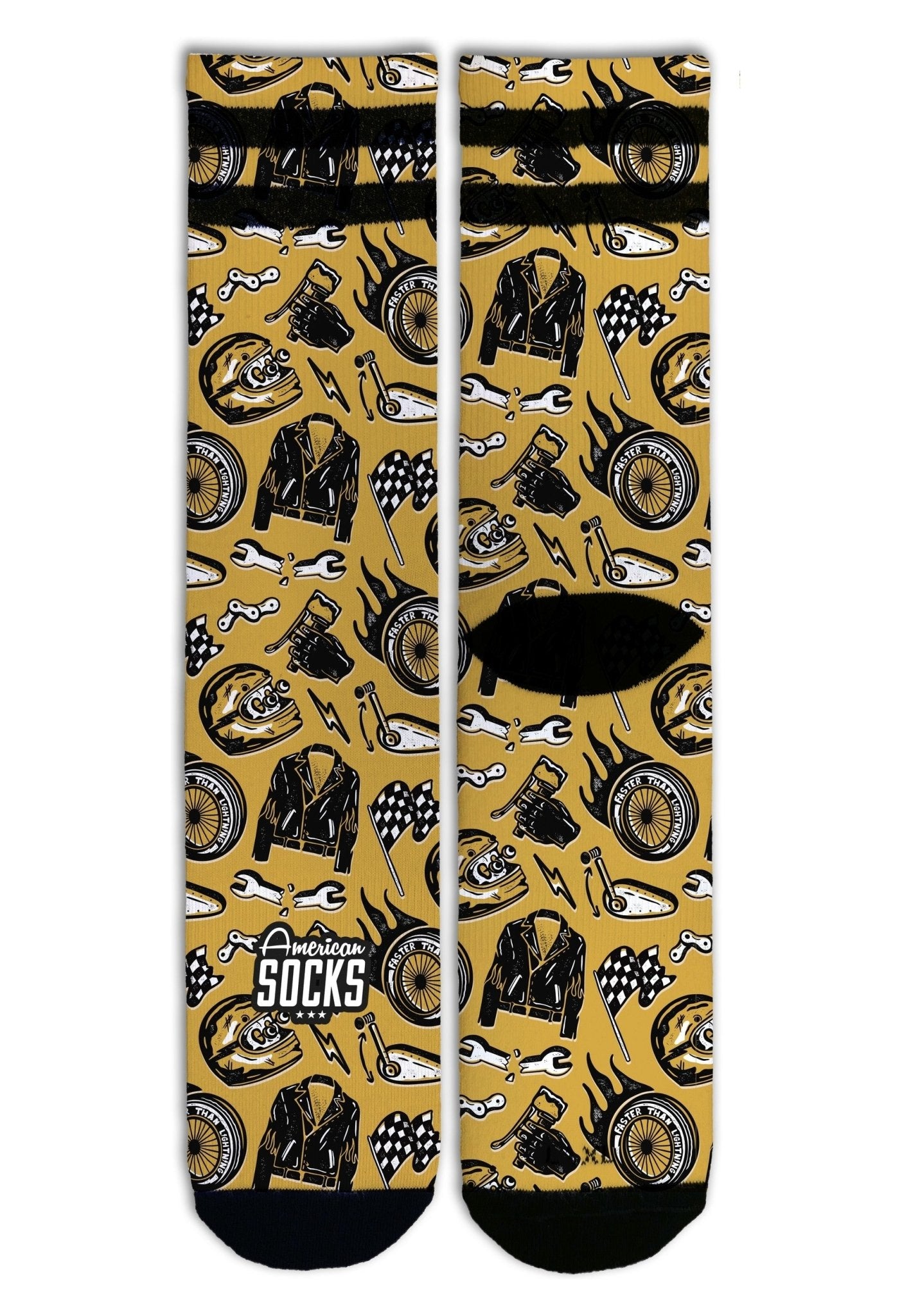 CALCETINES AMERICAN SOCKS CAFE RACER MID HIGH - AREA ZERO