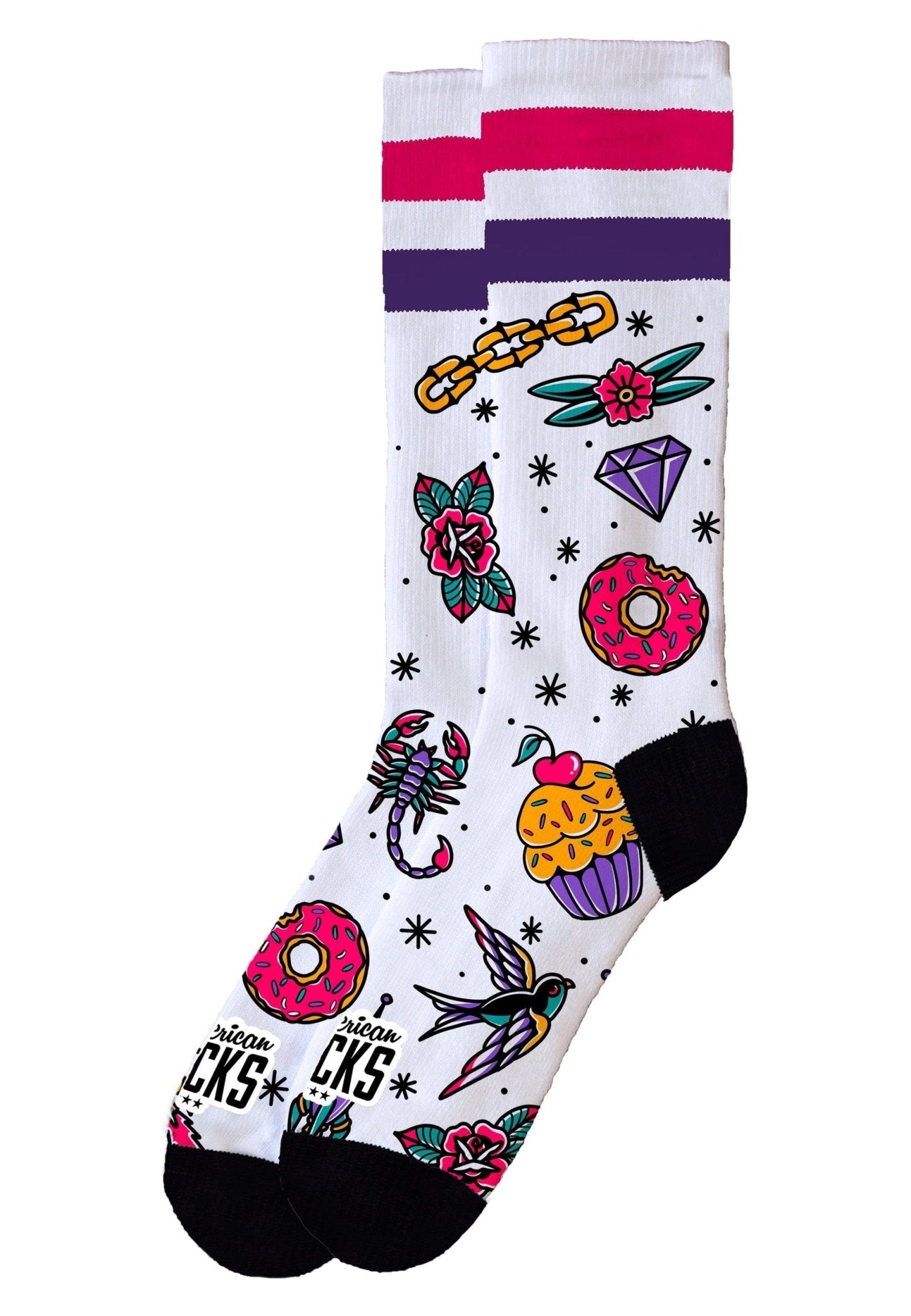 CALCETINES AMERICAN SOCKS CUPCAKE MID HIGH - AREA ZERO