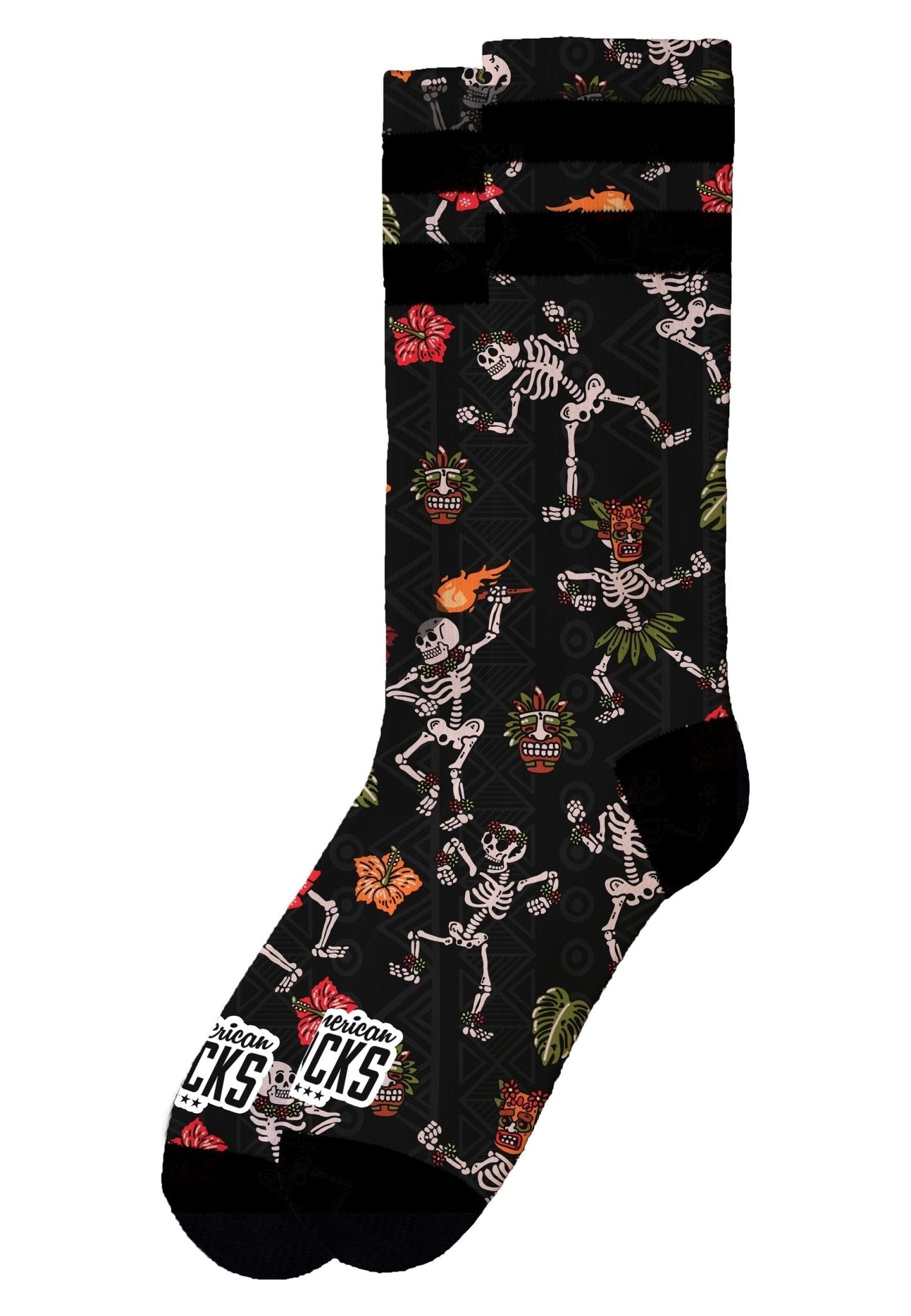 CALCETINES AMERICAN SOCKS DANCING SKELETONS MID HIGH - AREA ZERO