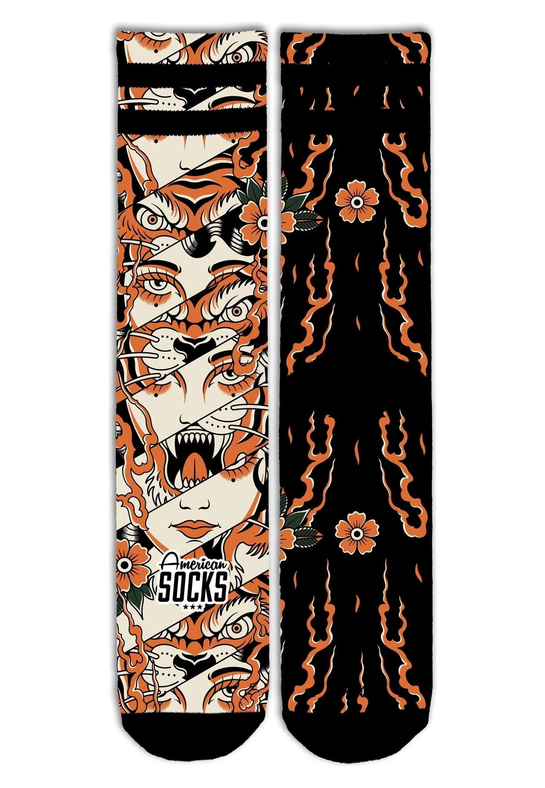 CALCETINES AMERICAN SOCKS NEGORS INSTINCT MID HIGH SIGNATURE SOCKS