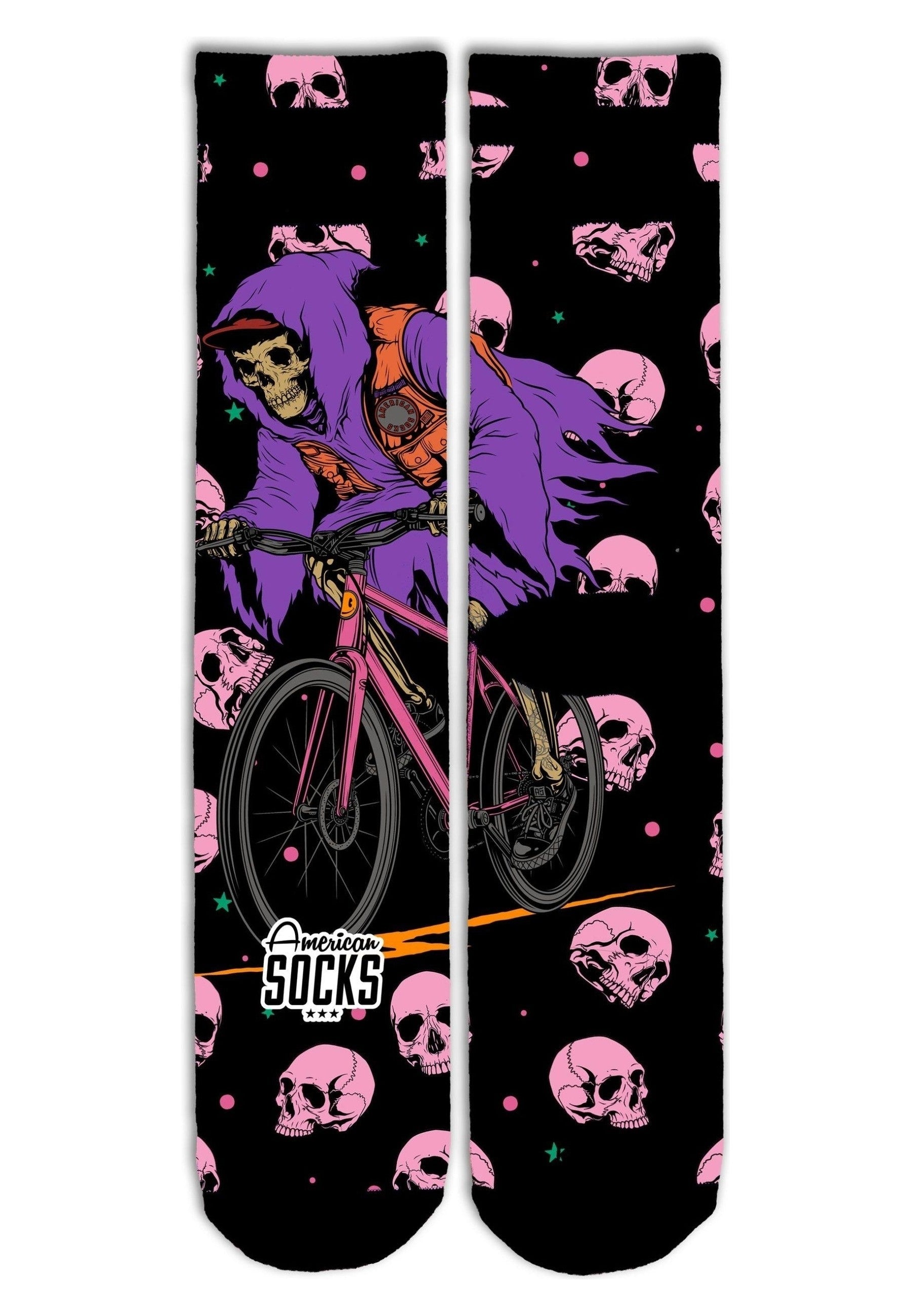 CALCETINES AMERICAN SOCKS NEGROS PHANTOM RUSH MID HIGH SIGNATURE SOCKS