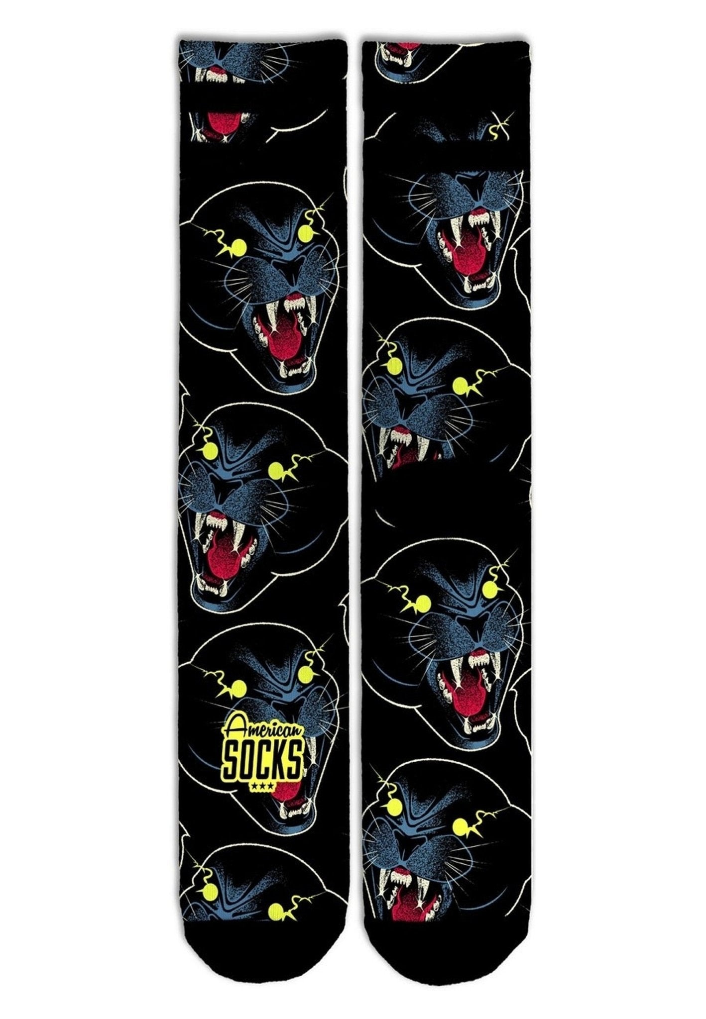 CALCETINES AMERICAN SOCKS NEGROS SHADOW MID HIGH - AREA ZERO