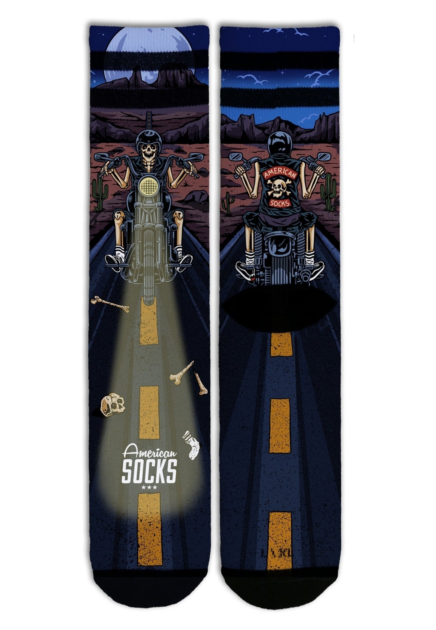 CALCETINES AMERICAN SOCKS NIGHT RIDER MID HIGH - AREA ZERO