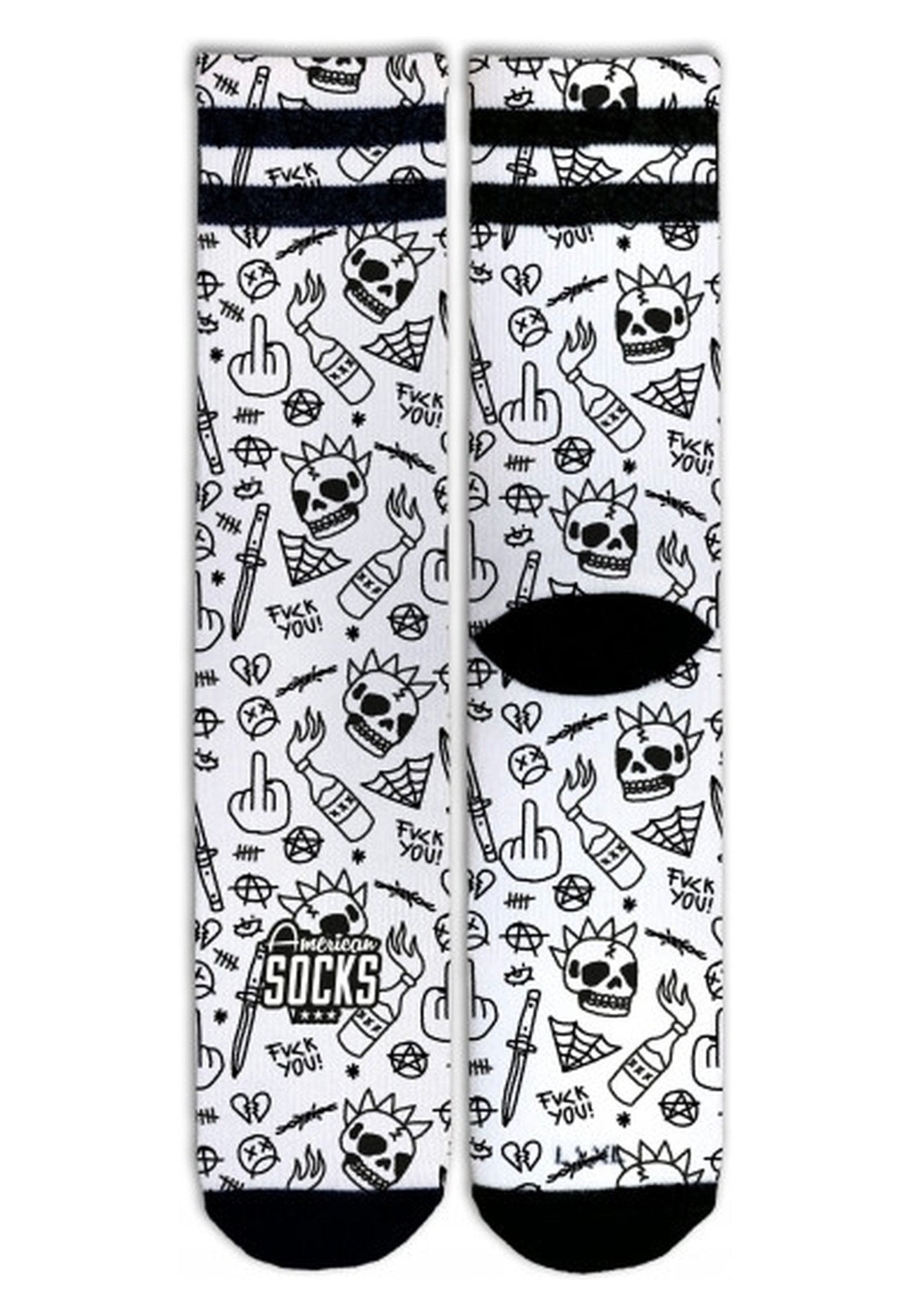 CALCETINES AMERICAN SOCKS NO DIRECTION MID HIGH - AREA ZERO