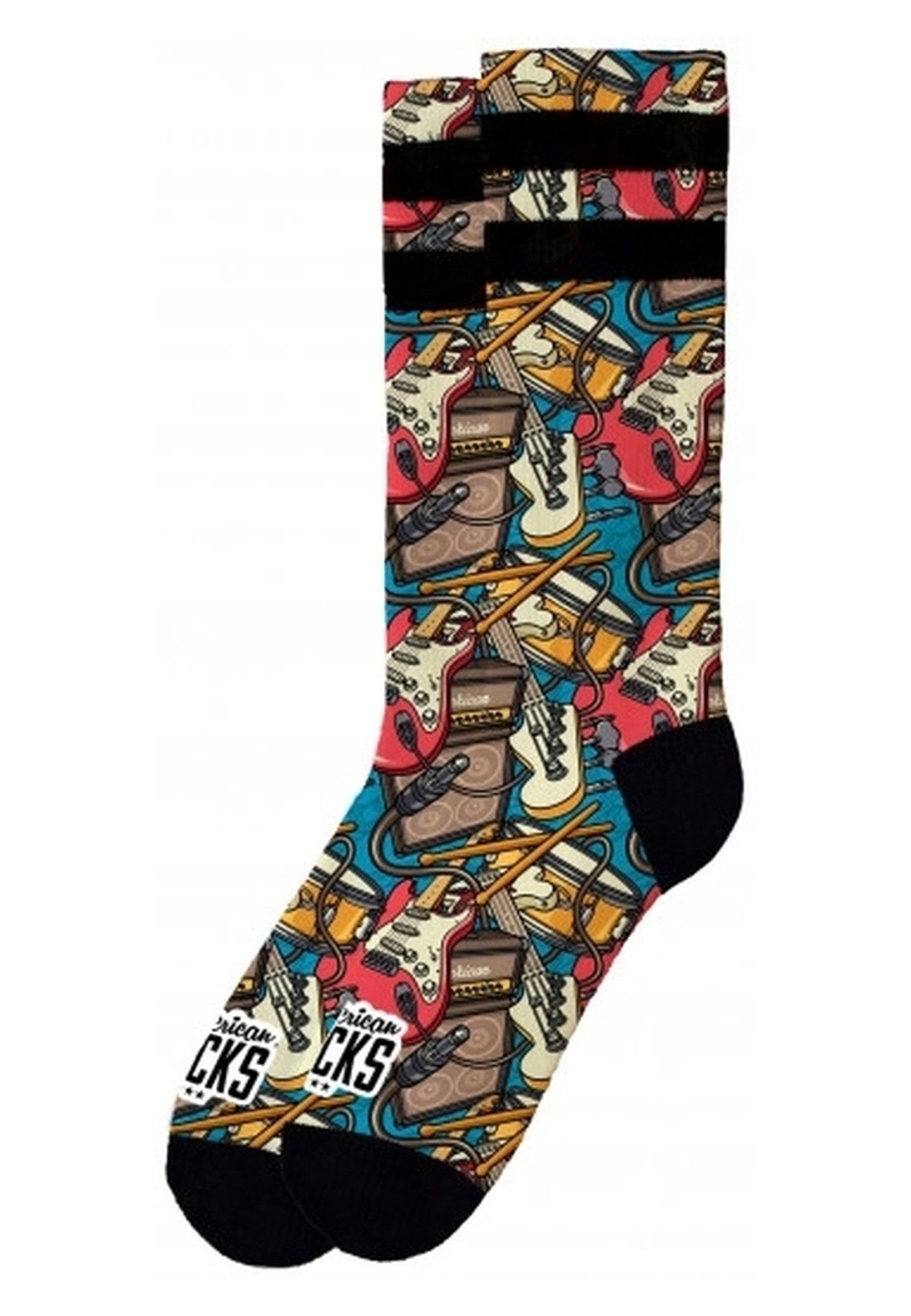 CALCETINES AMERICAN SOCKS ROCK BAND MID HIGH - AREA ZERO