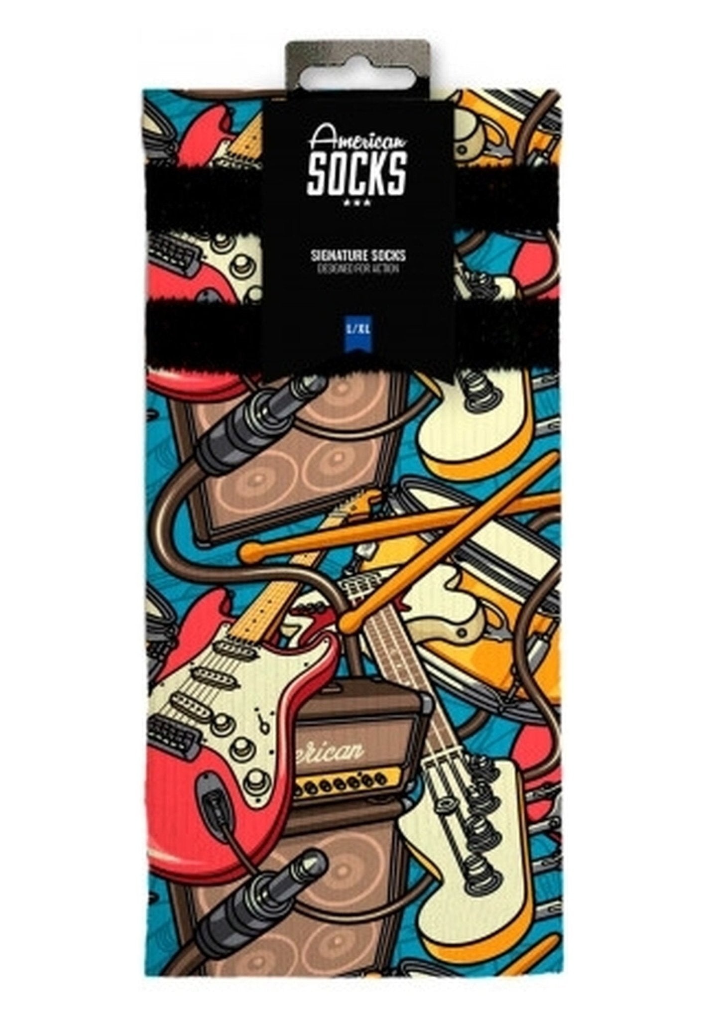 CALCETINES AMERICAN SOCKS ROCK BAND MID HIGH - AREA ZERO