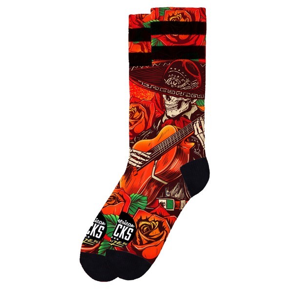 CALCETINES AMERICAN SOCKS ROJOS EL MARIACHI SIGNATURE MID HIGH