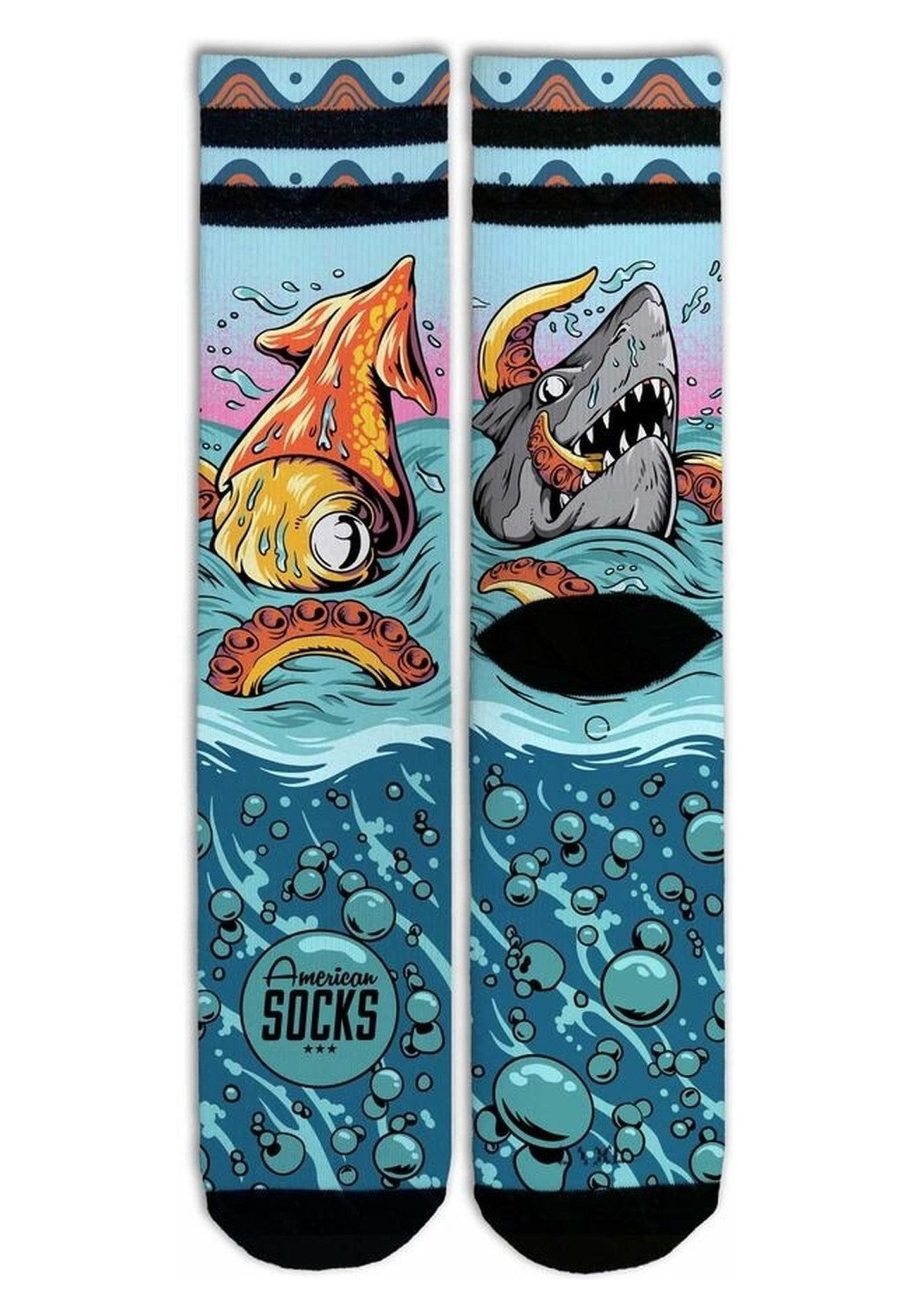 CALCETINES AMERICAN SOCKS SEA MONSTERS MID HIGH SOCKS - AREA ZERO
