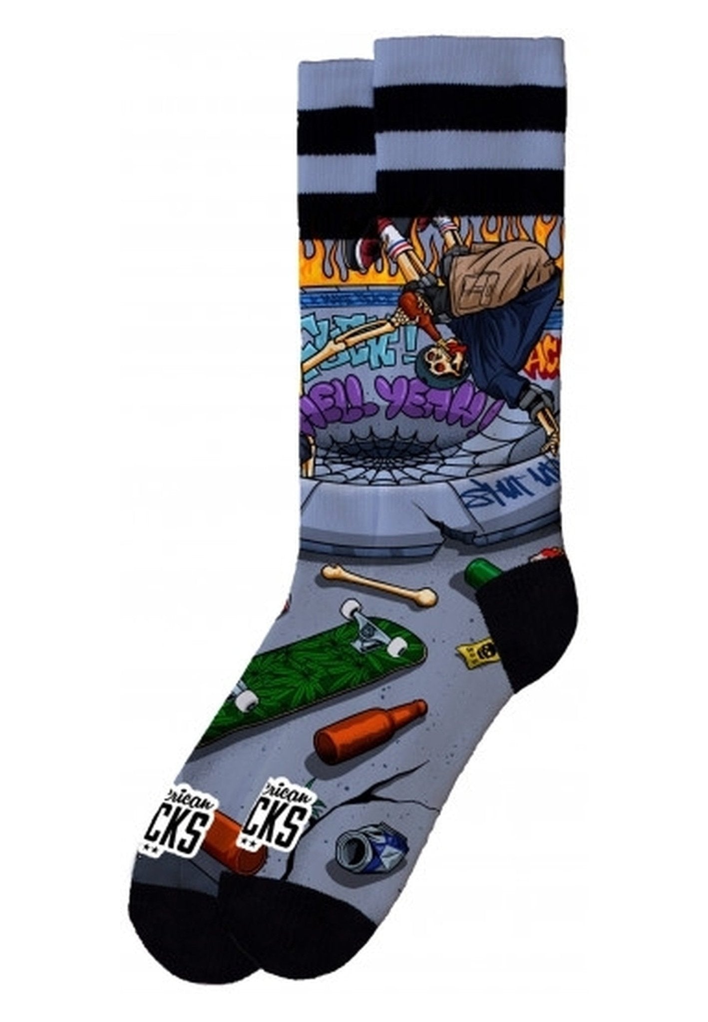 CALCETINES AMERICAN SOCKS THRASHPALS MID HIGH - AREA ZERO