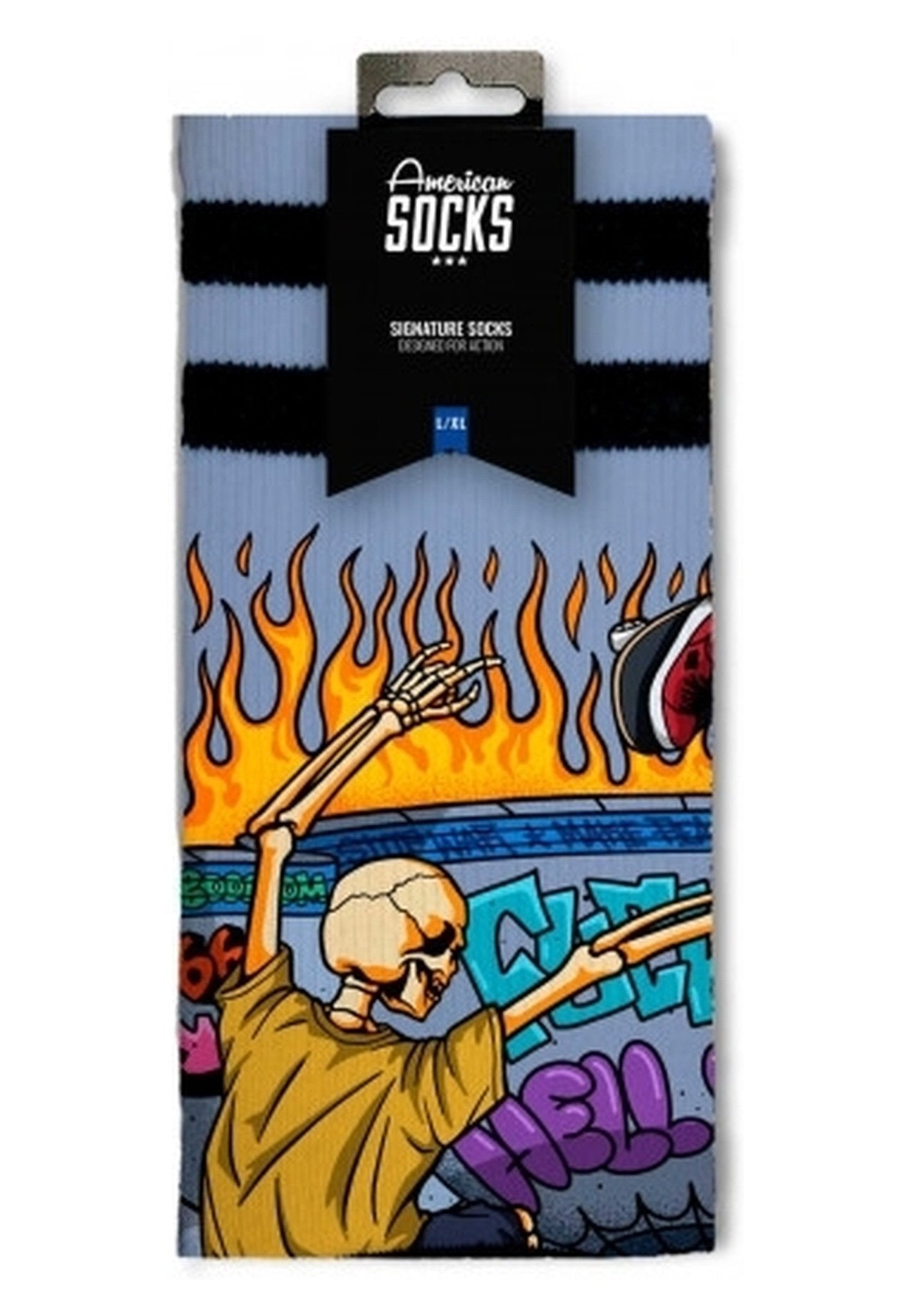 CALCETINES AMERICAN SOCKS THRASHPALS MID HIGH - AREA ZERO