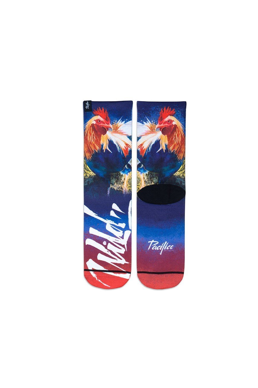 CALCETINES PACIFIC AZULES GALLOS SUBLIMADOS - AREA ZERO