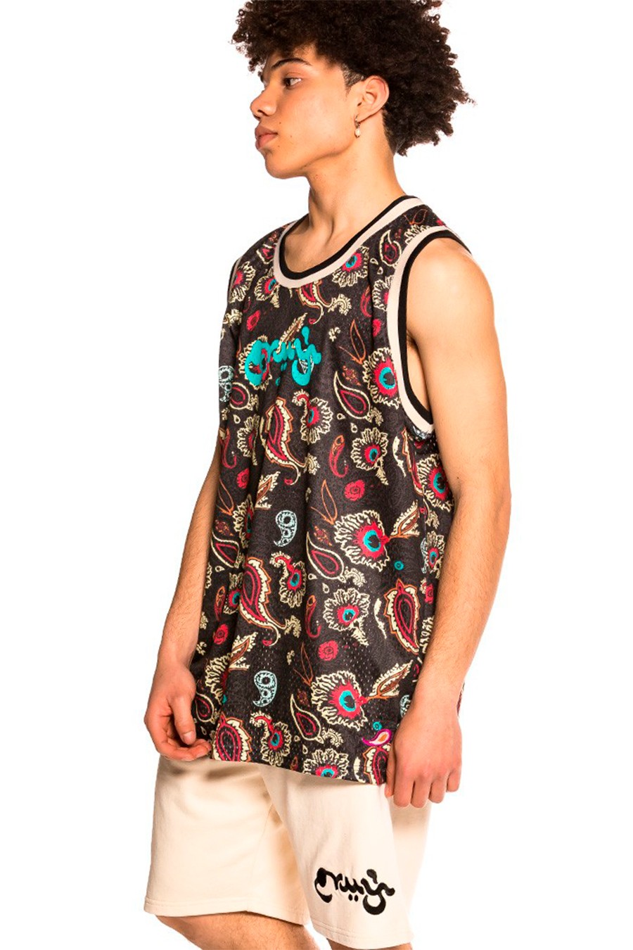 CAMISETA GRIMEY NEGRA HOPE UNSEEN ALL OVER PRINT MESH TANK TOP