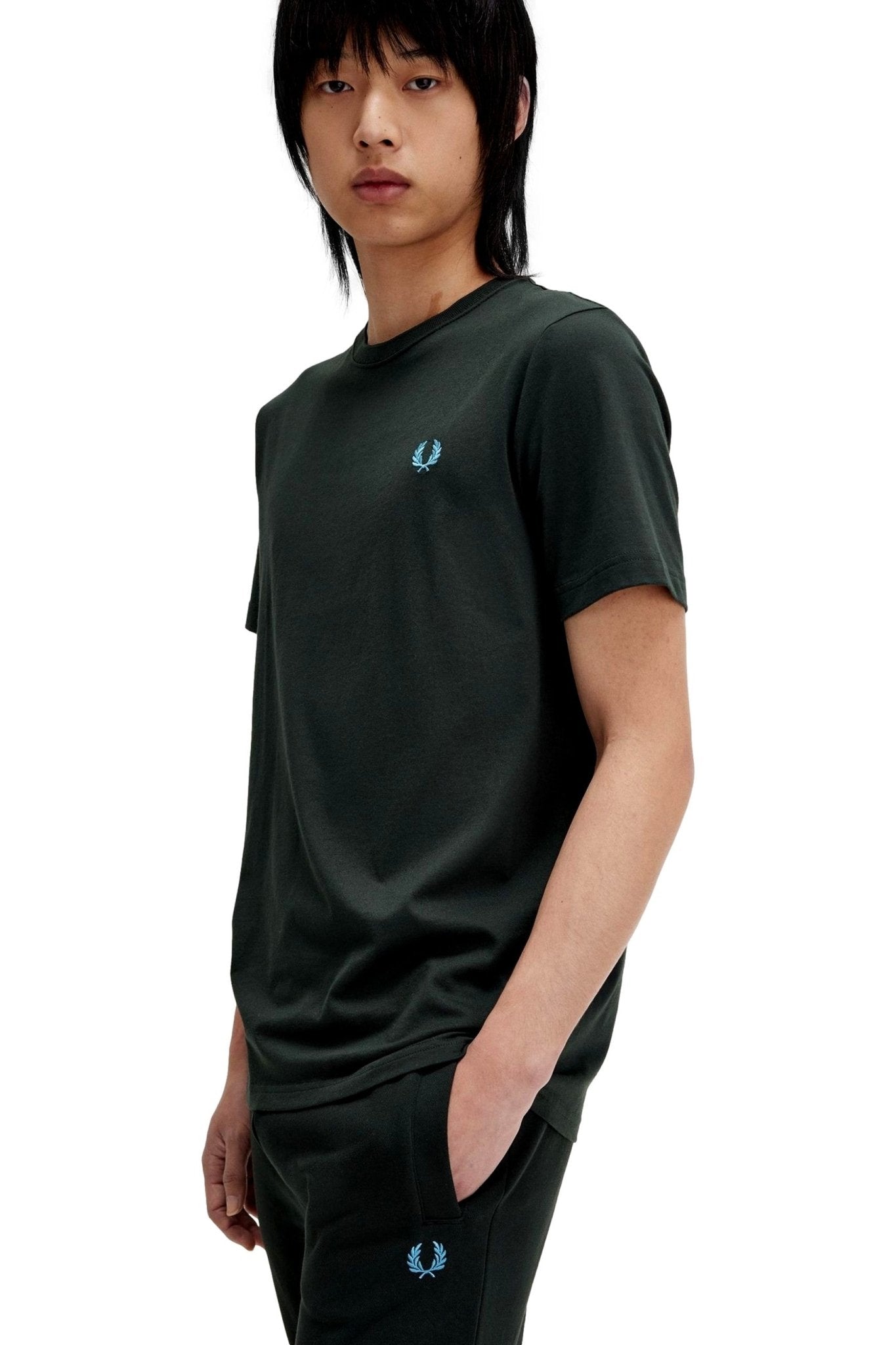 CAMIISETA FRED PERRY MARINO EMBROILED LOGO W64 TEE - AREA ZERO