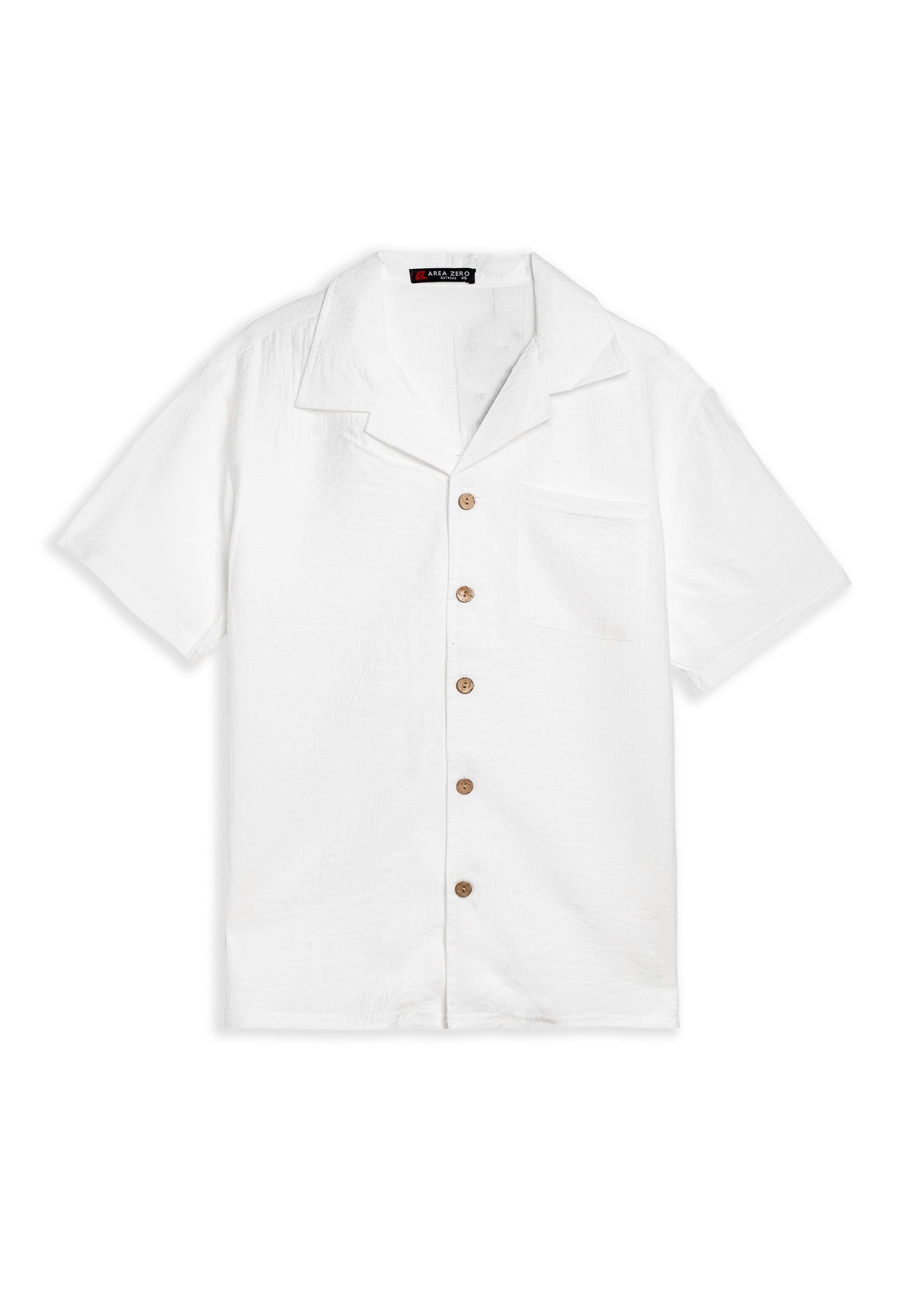 CAMISA AREA ZERO BLANCA BAMBOO SHIRT