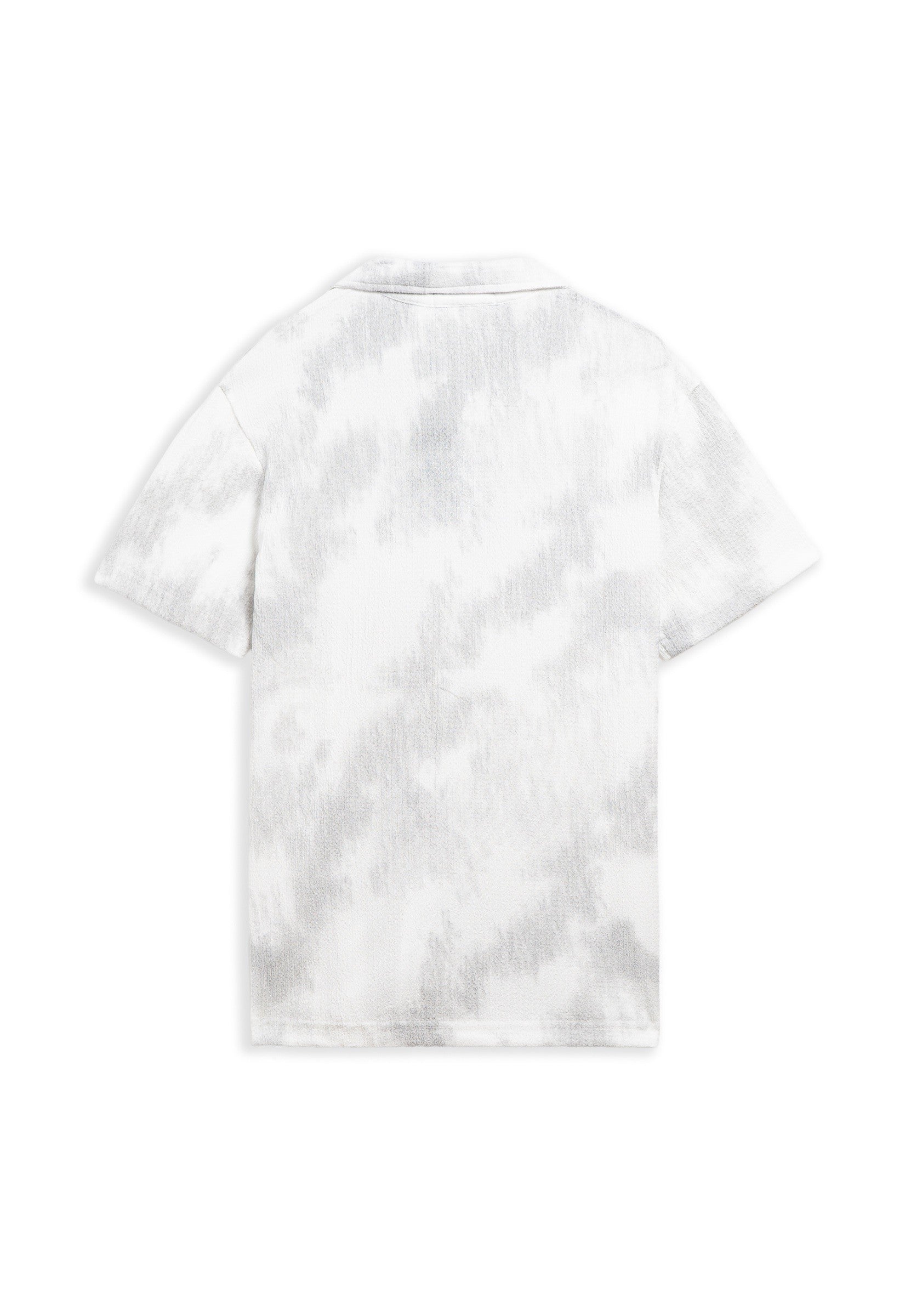 CAMISA BLANCA BRAIDED TYE DYE SHIRT