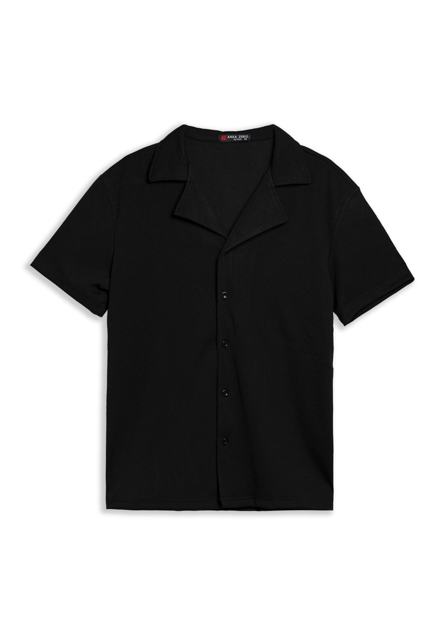 CAMISA NEGRA STRIPPED SHIRT - AREA ZERO