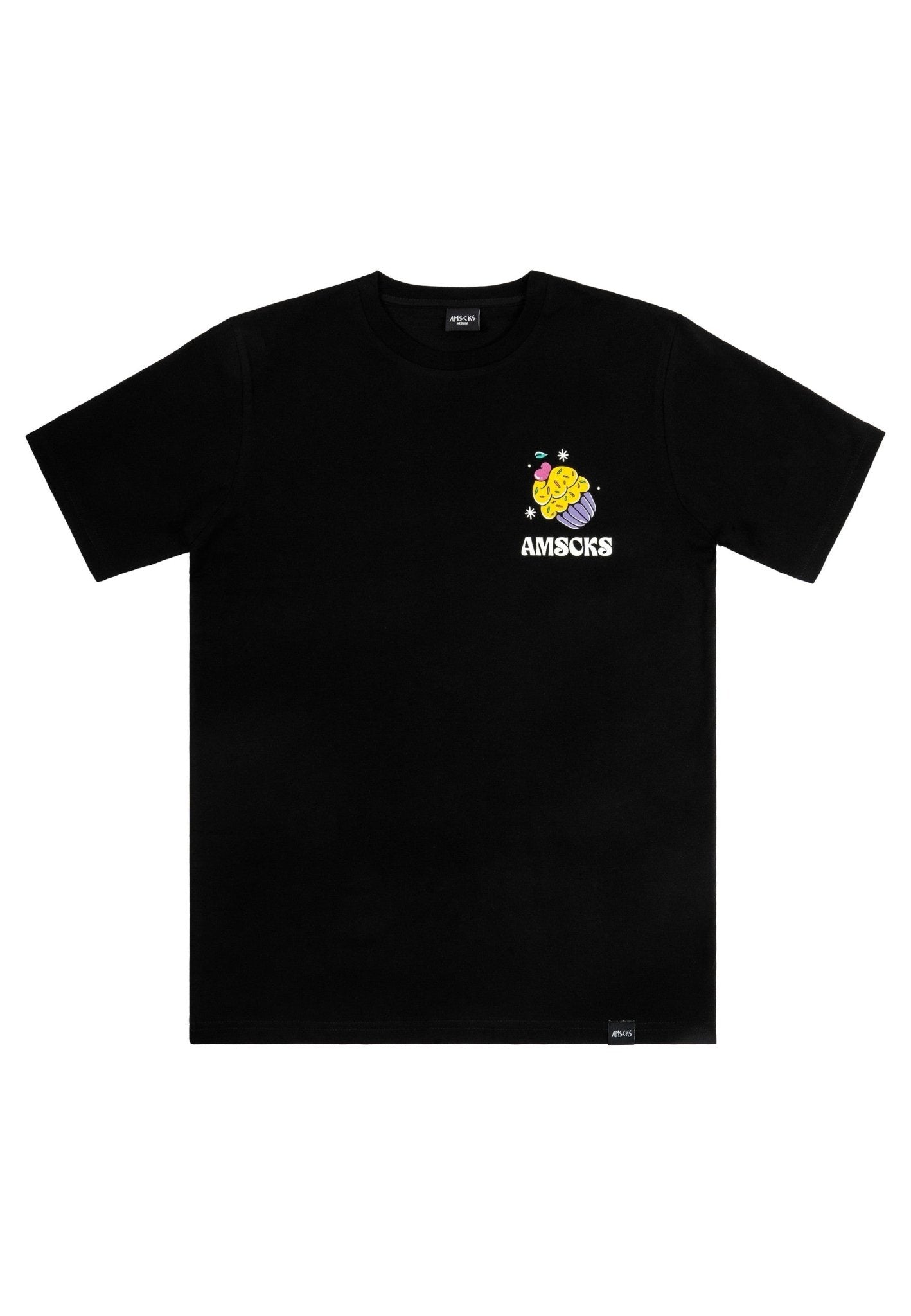 CAMISETA AMERICAN SOCKS NEGRA CUPCAKE TEE - AREA ZERO