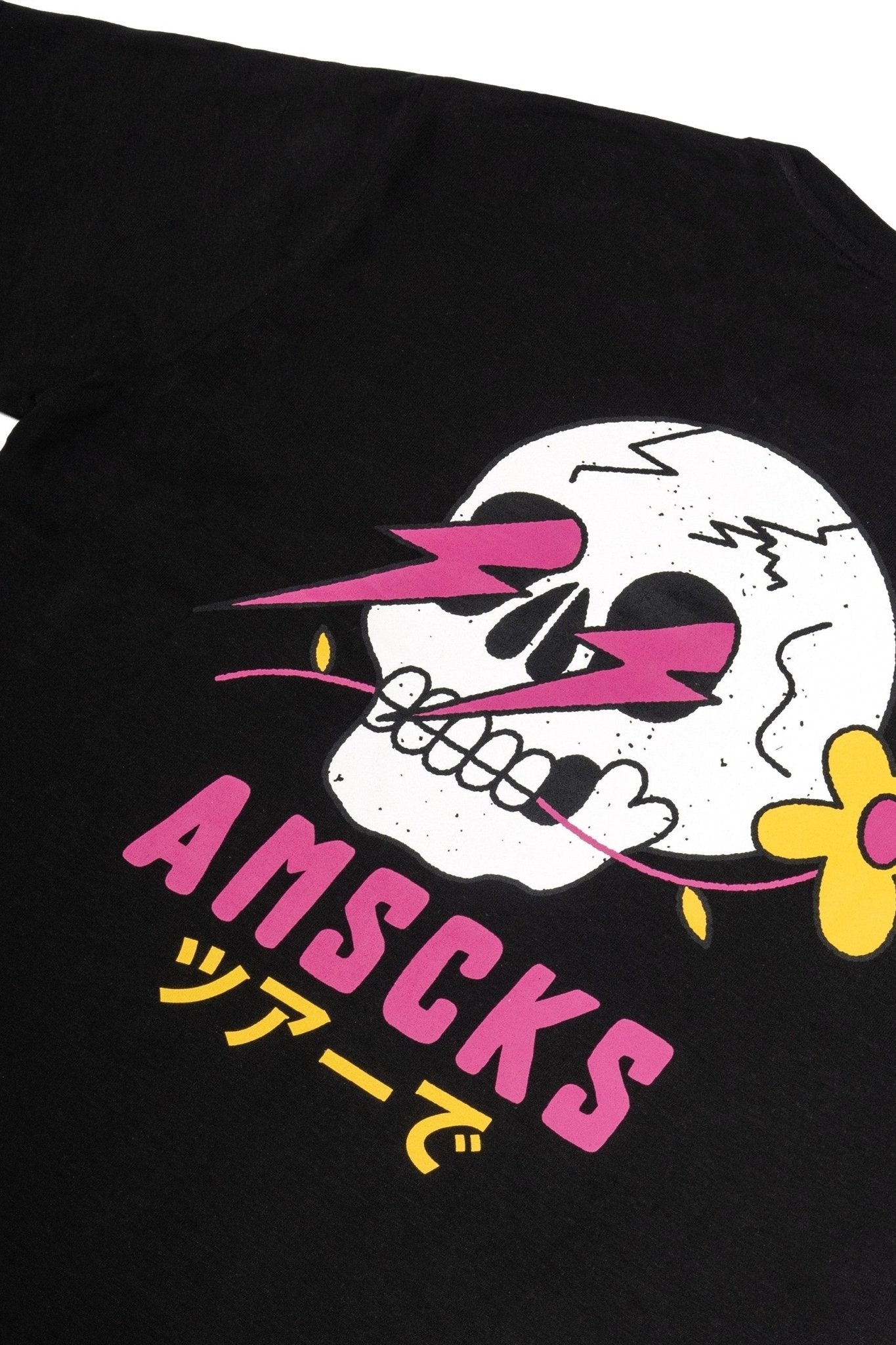 CAMISETA AMERICAN SOCKS NEGRA JAPAN TOUR TEE - AREA ZERO