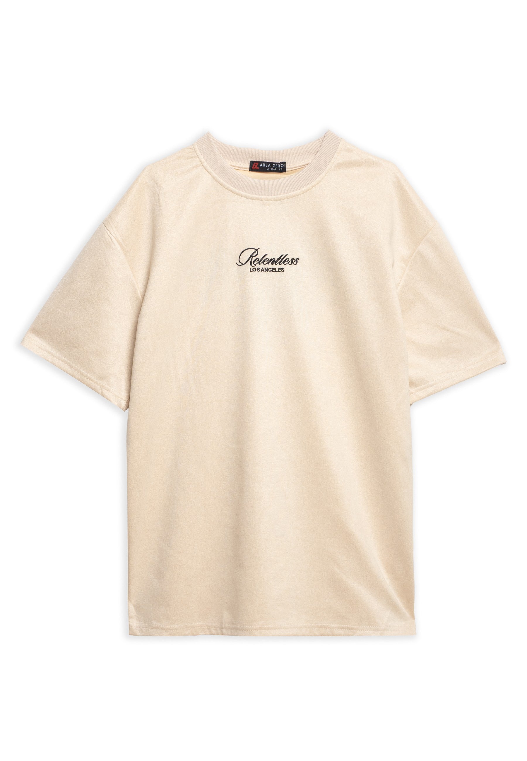 CAMISETA AREA ZERO BEIGE RELENTLESS OVERSIZED TEE