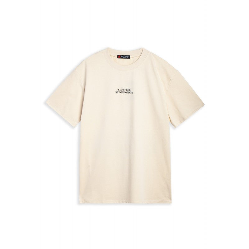 CAMISETA AREA ZERO BEIGE VIEW FEEL F1 OVERSIZED TEE