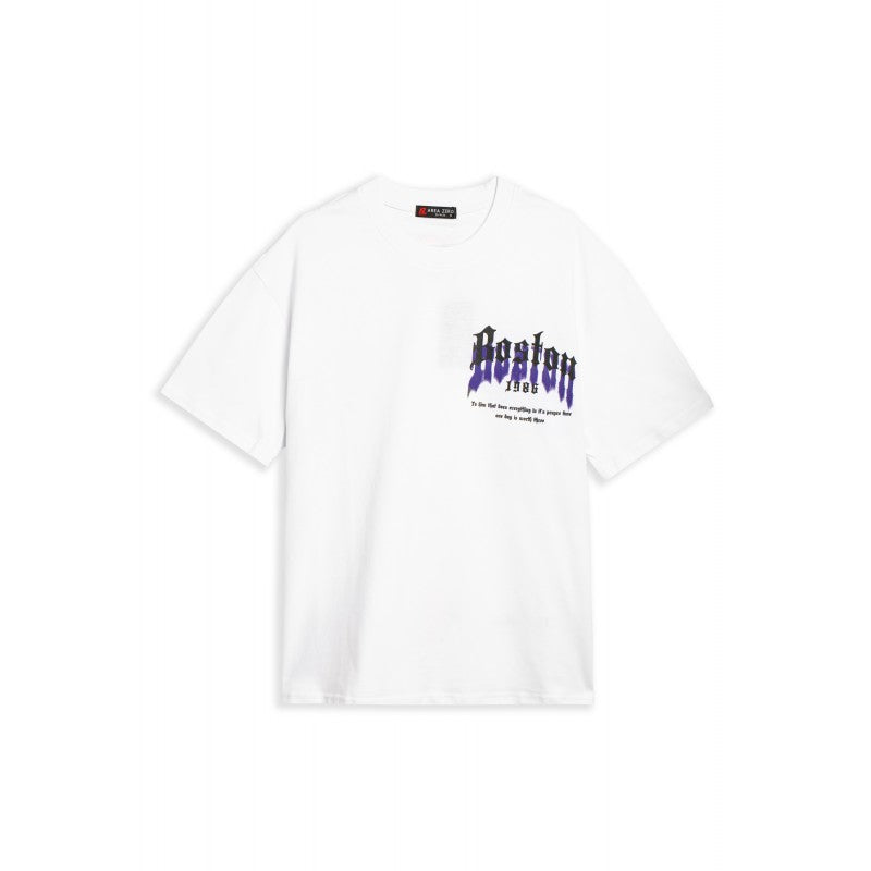 CAMISETA AREA ZERO BLANCA BOSTON CLOWN TEE