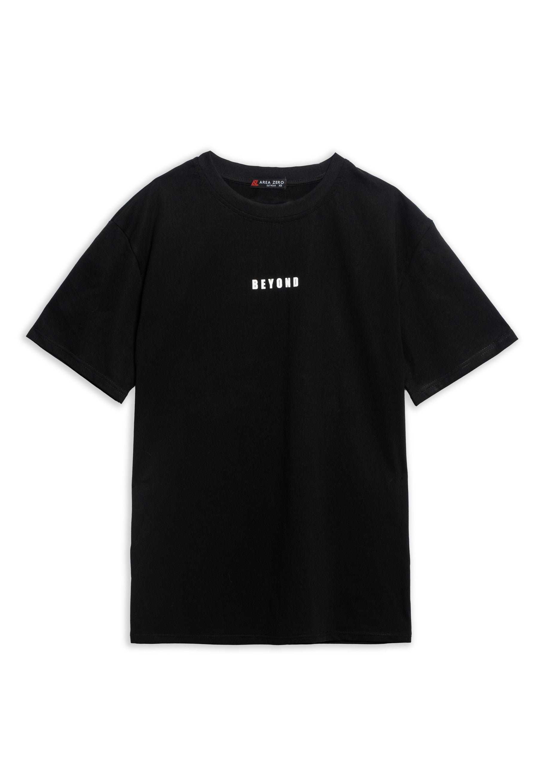 CAMISETA AREA ZERO NEGRA BEYOND RINGS OVERSIZED TEE