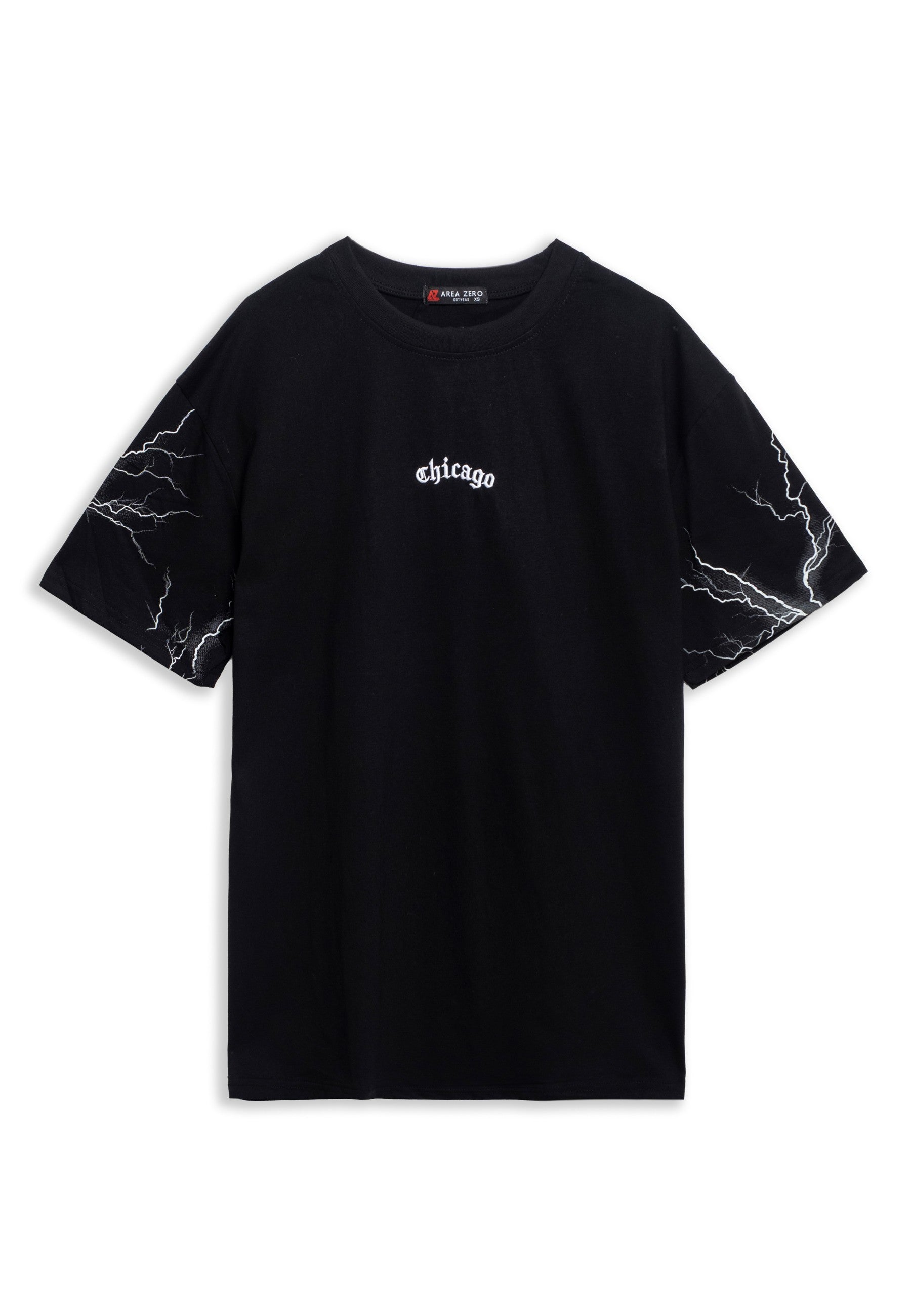 CAMISETA AREA ZERO NEGRA CHICAGO THUNDER BALL OVERSIZED TEE