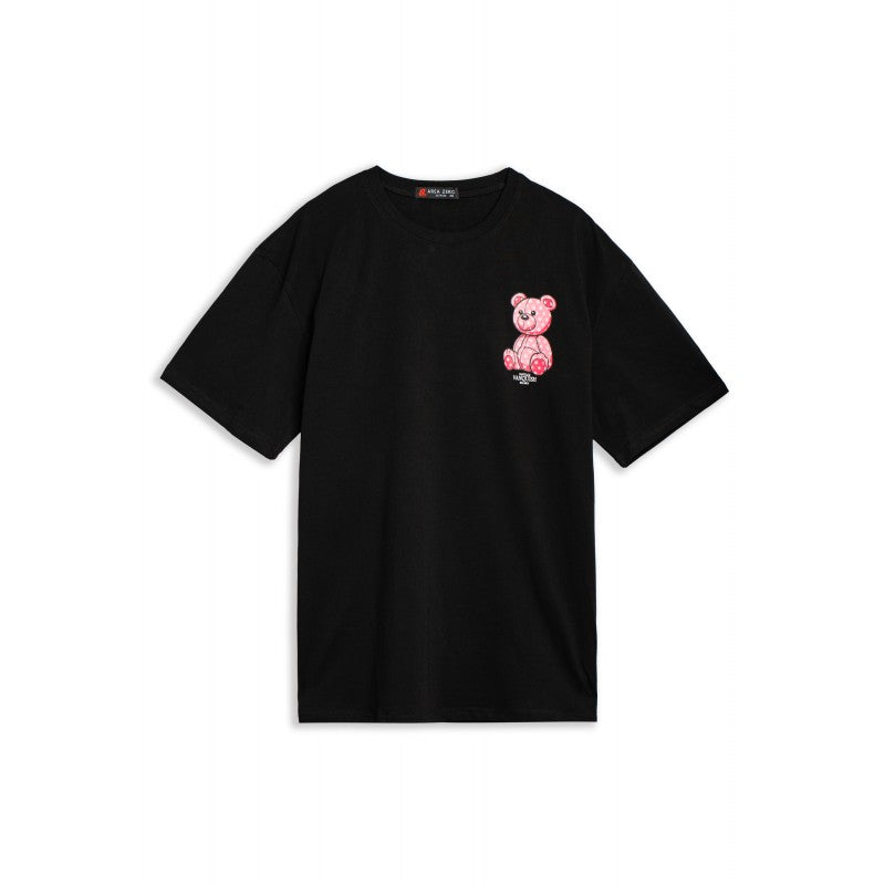 CAMISETA AREA ZERO NEGRA VANTAGE BEAR OVERSIZED TEE