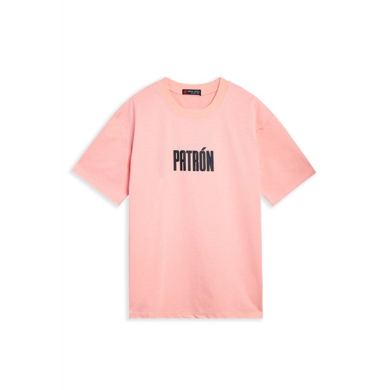 CAMISETA AREA ZERO ROSA EL PATRON OVERSIZED TEE