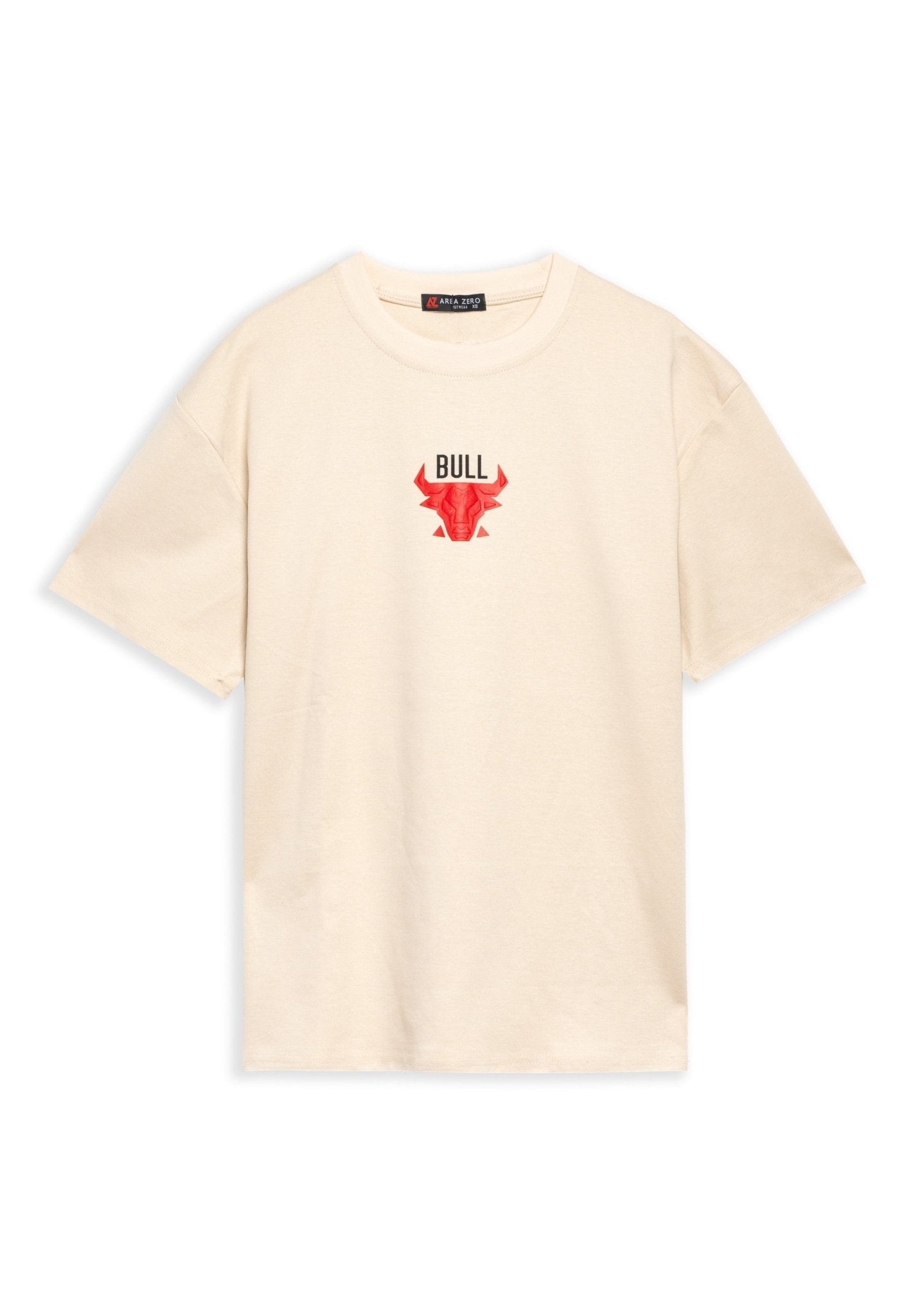 CAMISETA BEIGE M PRESENT BACK TEE - AREA ZERO