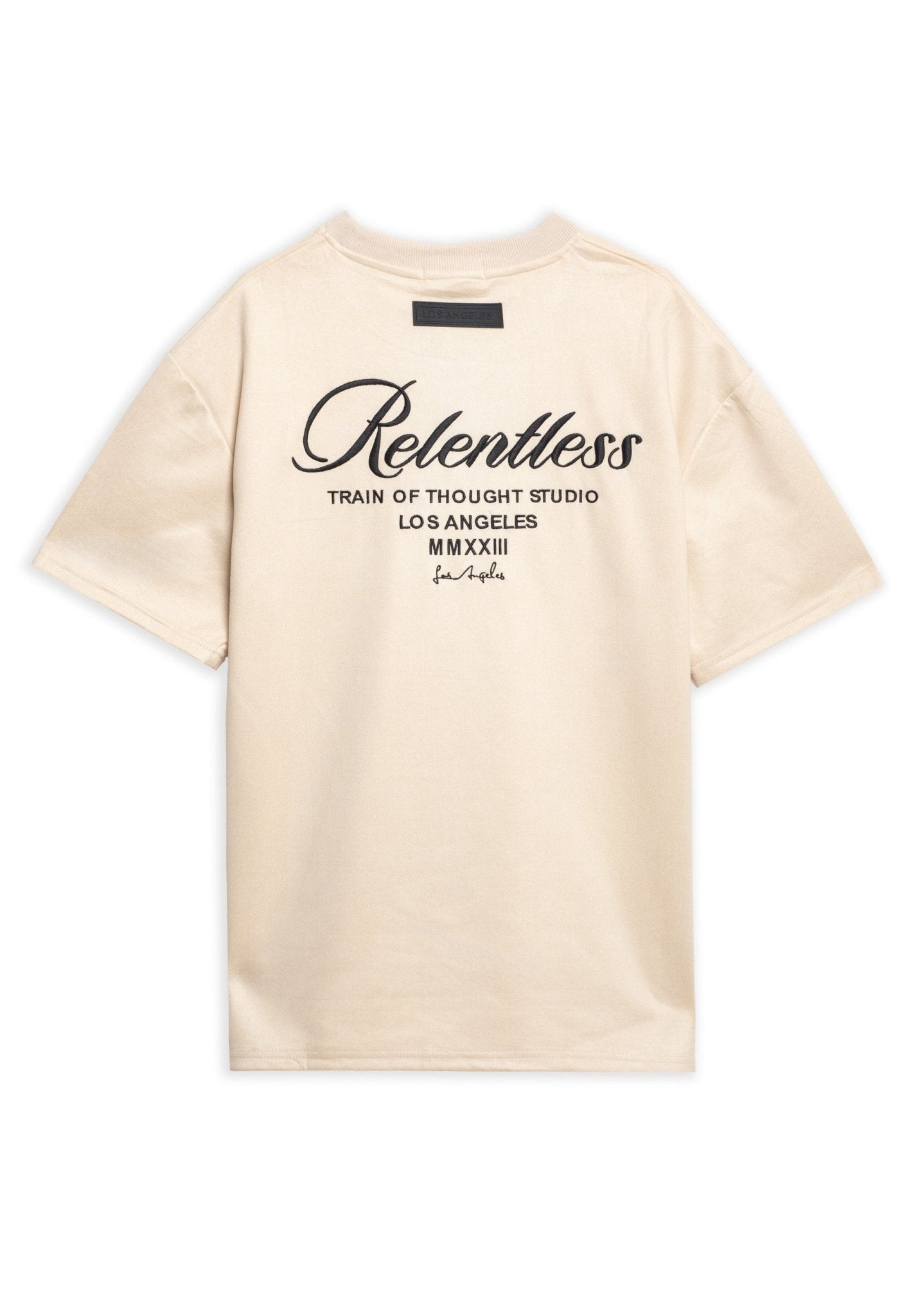 CAMISETA BEIGE RELENTLESS OVERSIZED TEE - AREA ZERO
