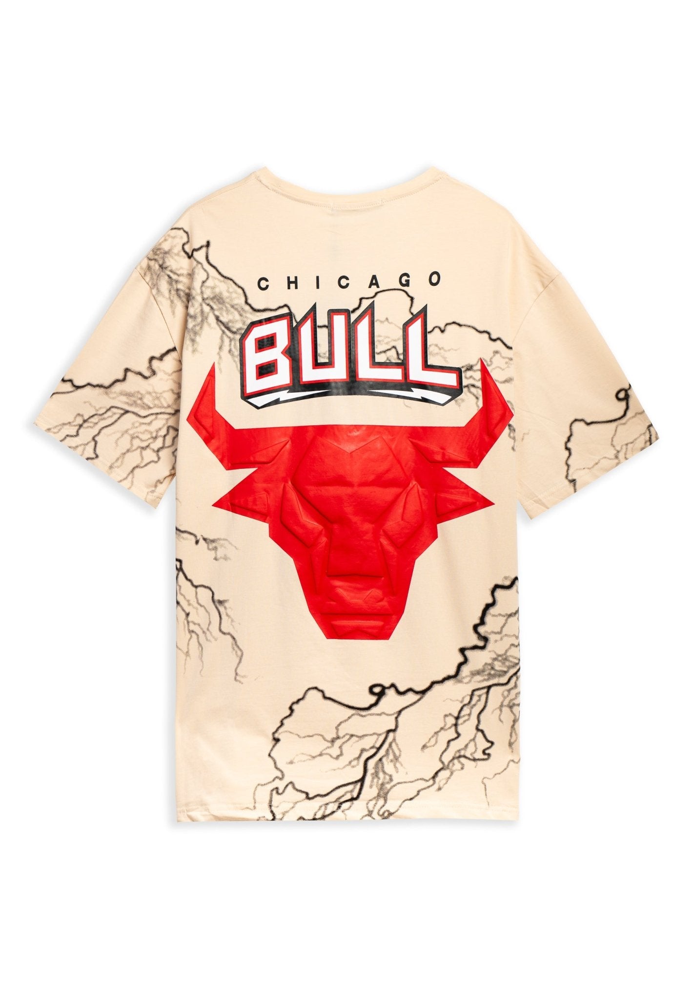 CAMISETA BEIGE THUNDER BULL TEE - AREA ZERO
