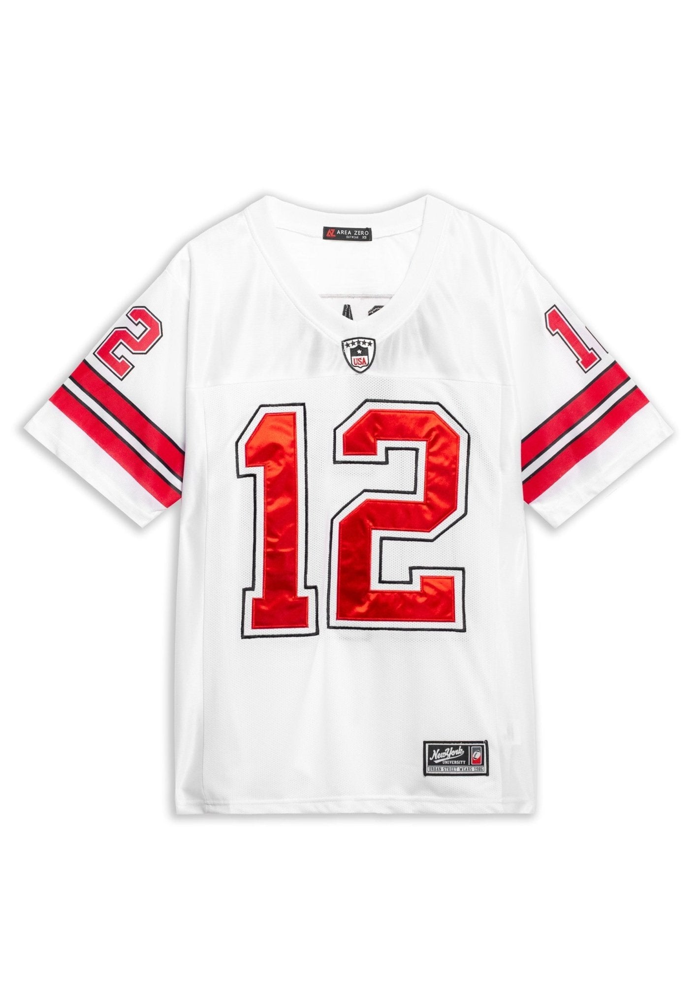 CAMISETA BLANCA BRADY 12 NFL JERSEY - AREA ZERO